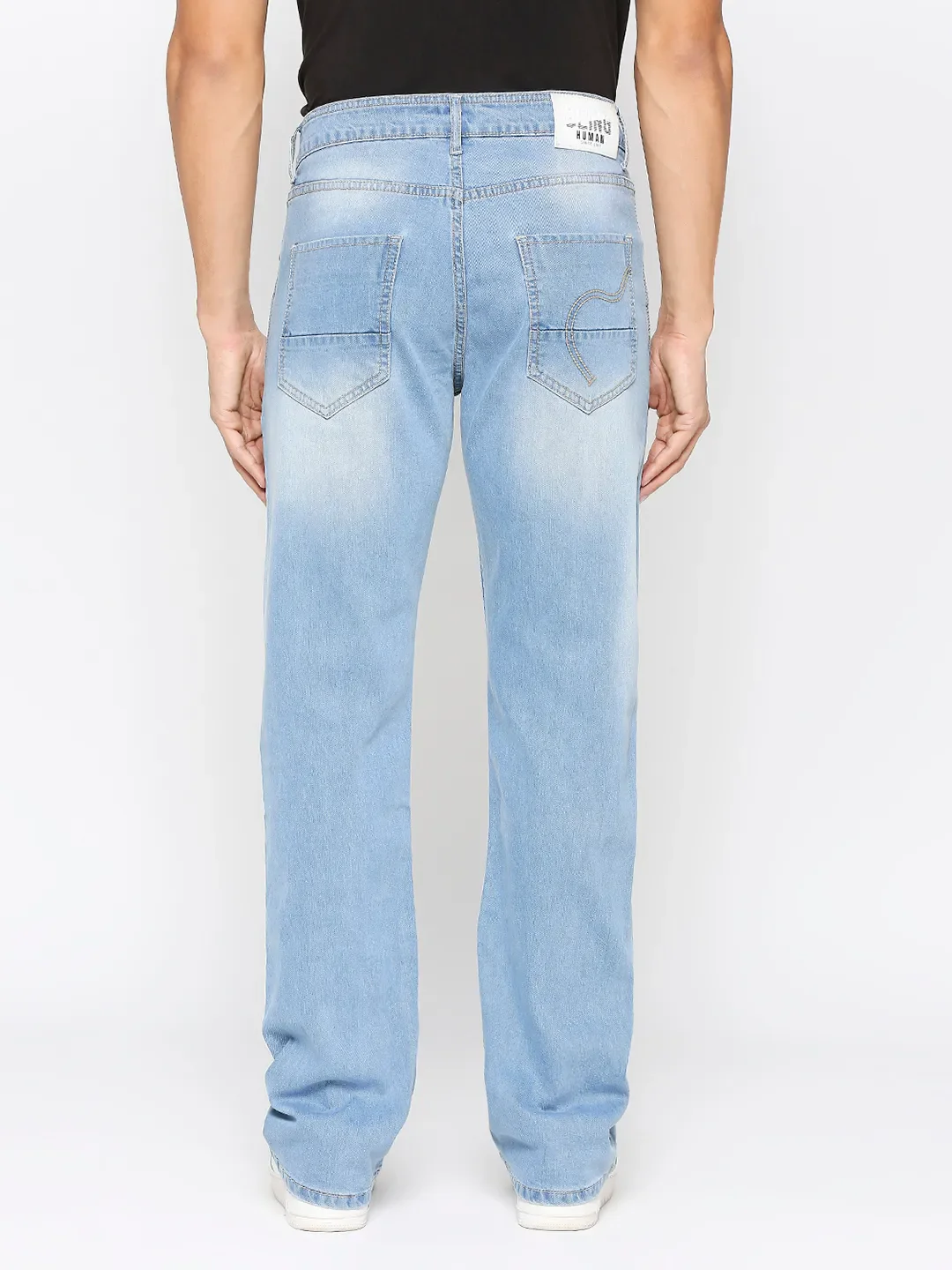 Blue Boot Cut Fit Men's Denims by Being Human Clothing - Image 4