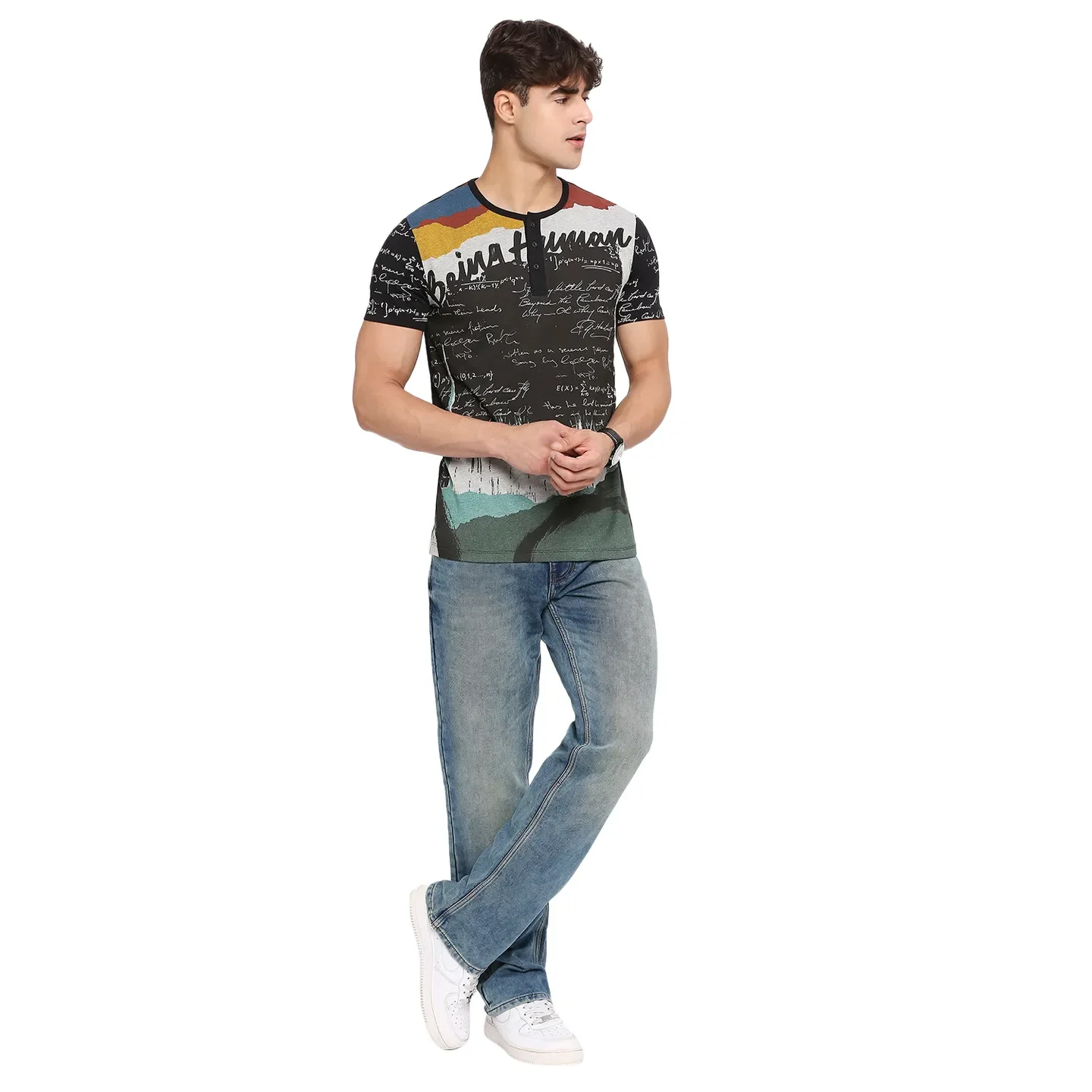 Blue Boot Cut Fit Men's Denims by Being Human Clothing - Image 6