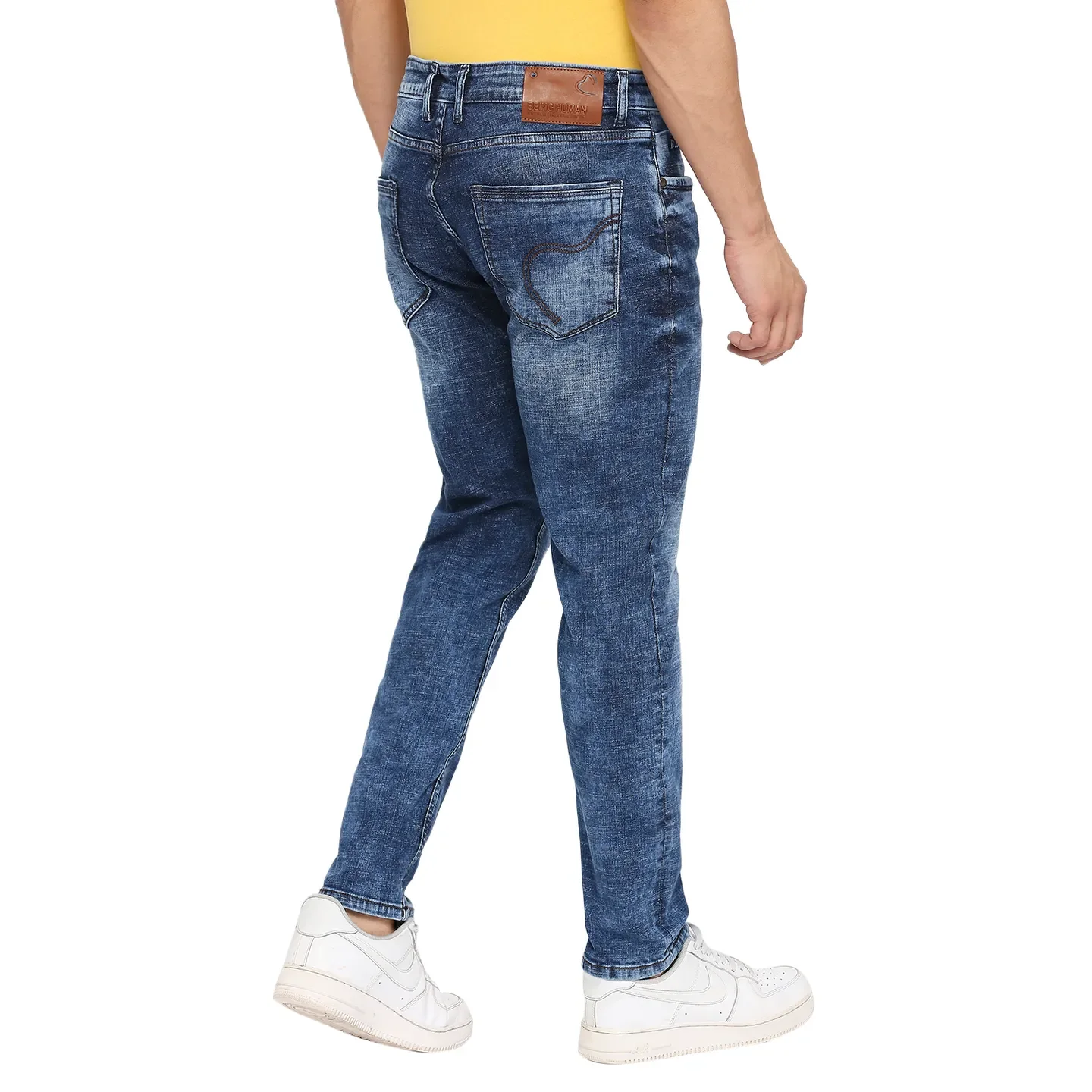 Blue Boot Cut Fit Men's Denims by Being Human Clothing - Image 4