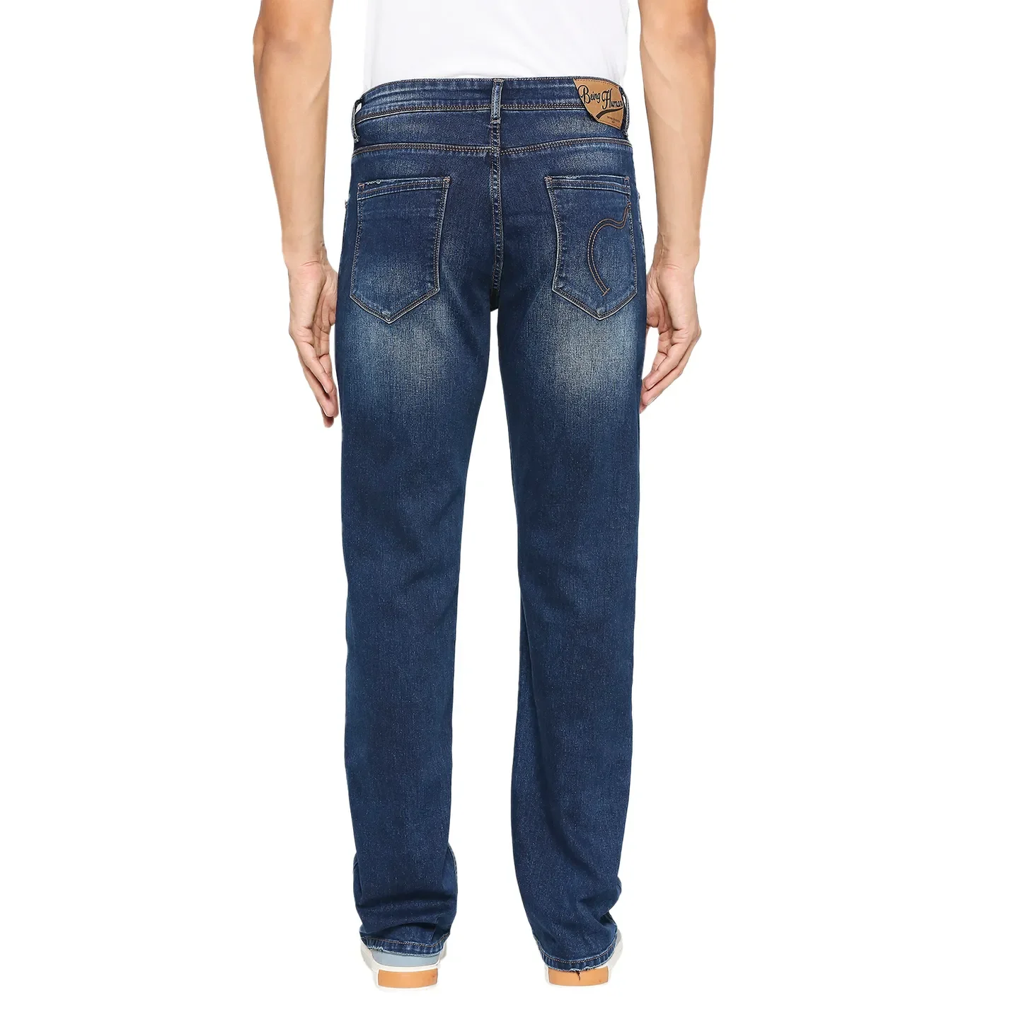 Blue Boot Cut Fit Men's Denims by Being Human Clothing - Image 4