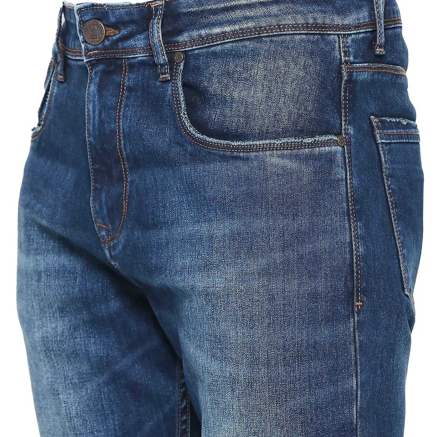 Blue Boot Cut Fit Men's Denims by Being Human Clothing - Image 5