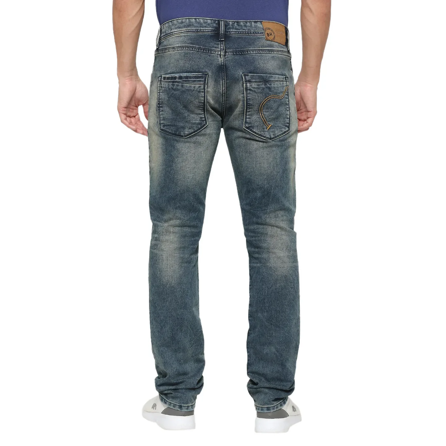Blue Boot Cut Fit Men's Denims by Being Human Clothing - Image 4