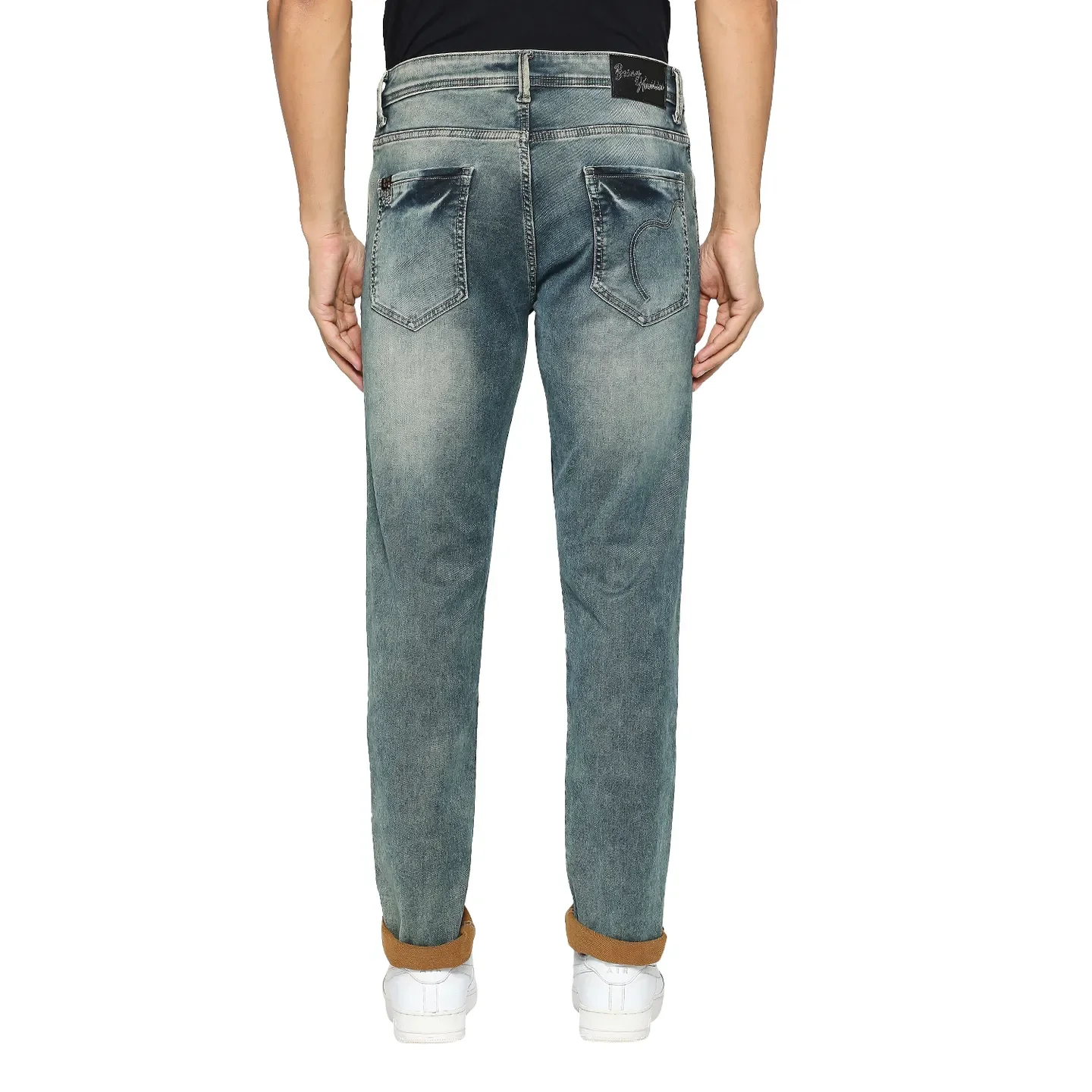 Blue Boot Cut Fit Men's Denims by Being Human Clothing - Image 4