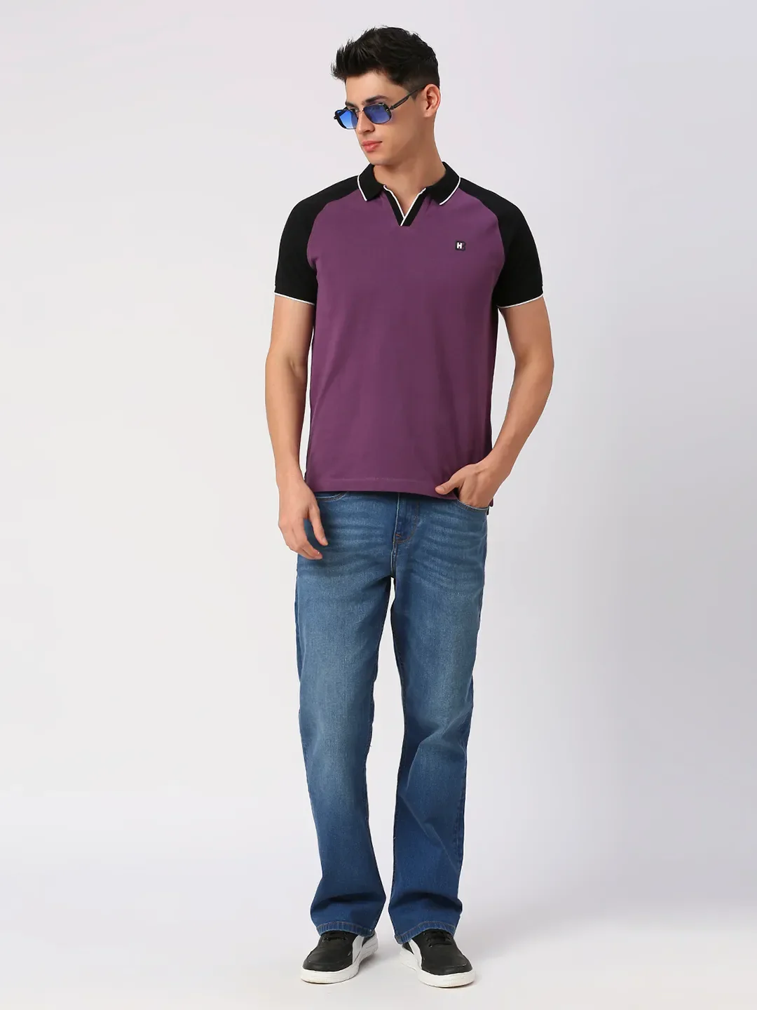 Blue Boot Cut Fit Men's Denims by Being Human Clothing - Image 2
