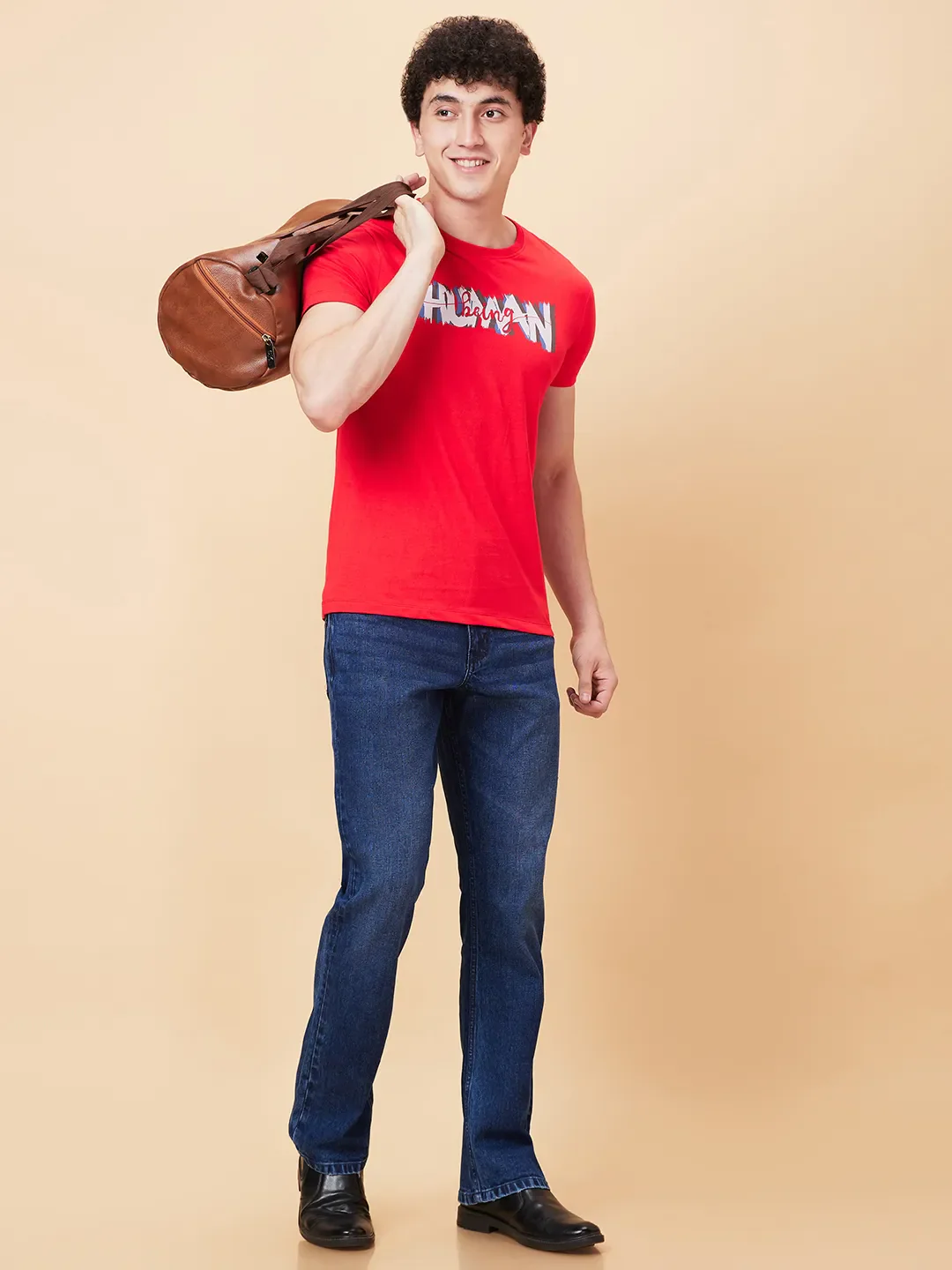 Blue Boot Cut Fit Men's Denims by Being Human Clothing - Image 6