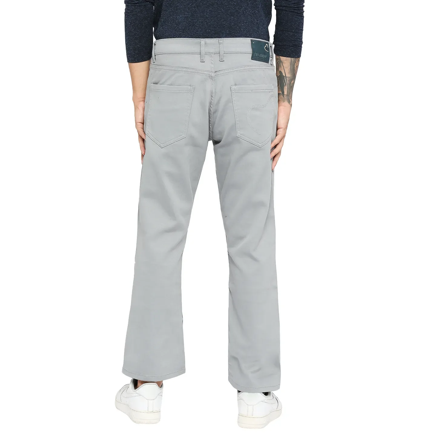 Grey Boot Cut Fit Men's Denims by Being Human Clothing - Image 4