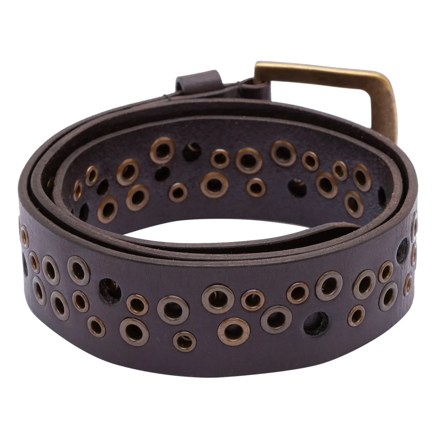 Brown Leather Men's Belt By Being Human Clothing - Image 2