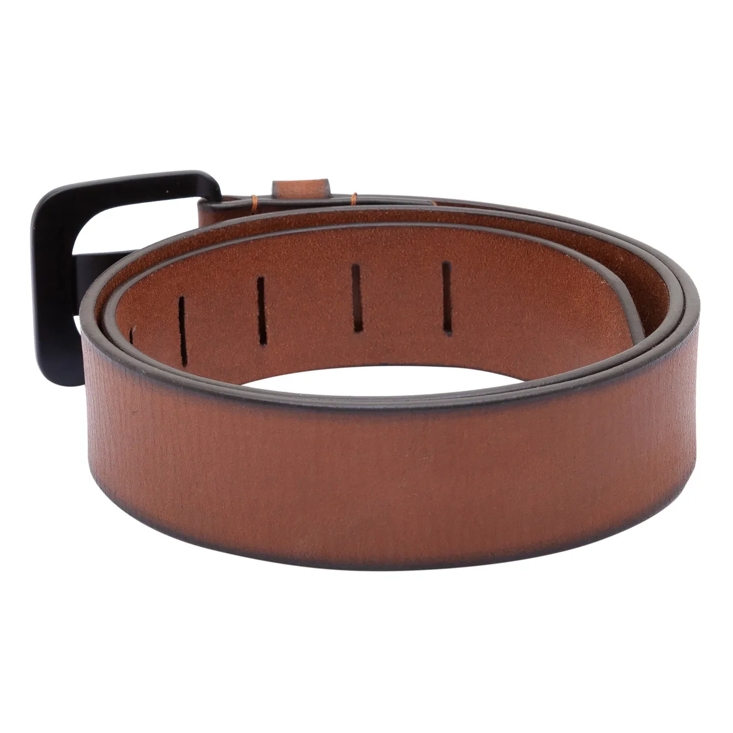 Brown Leather Men's Belt By Being Human Clothing - Image 2