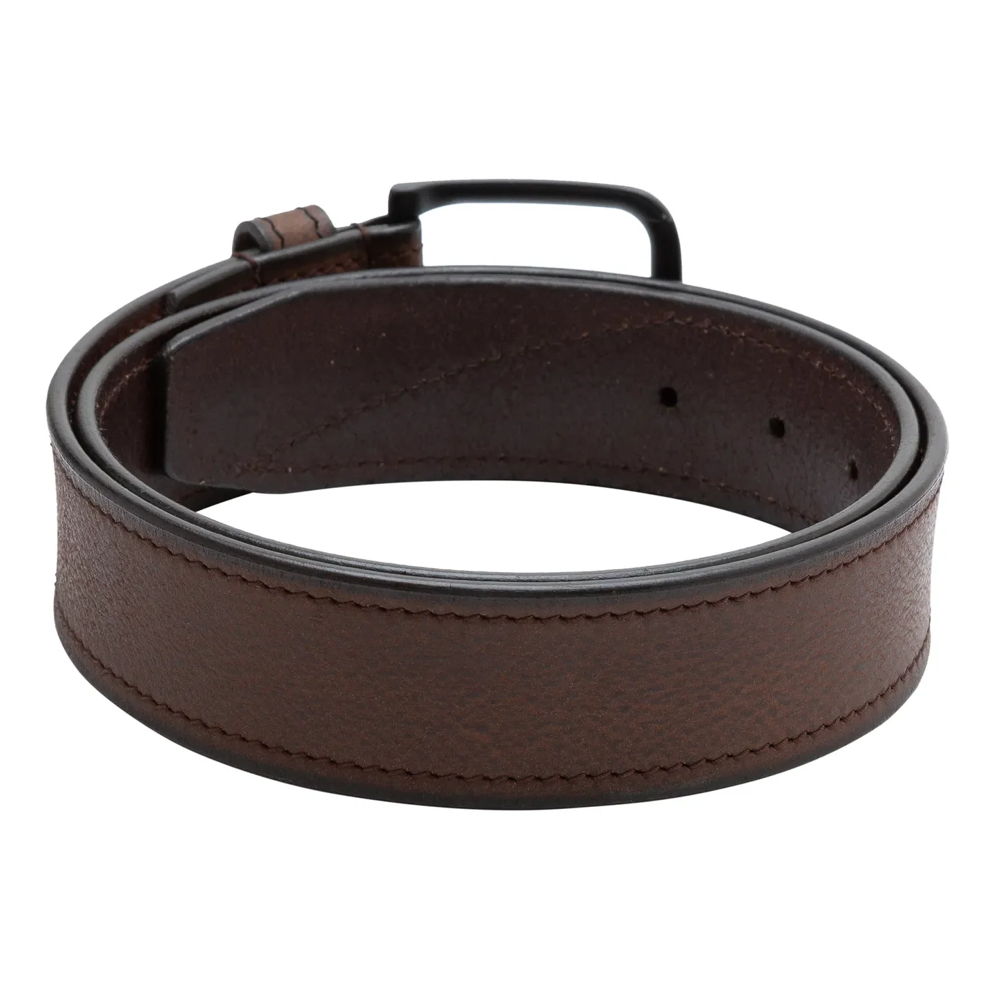 Brown Leather Men's Belt By Being Human Clothing - Image 2