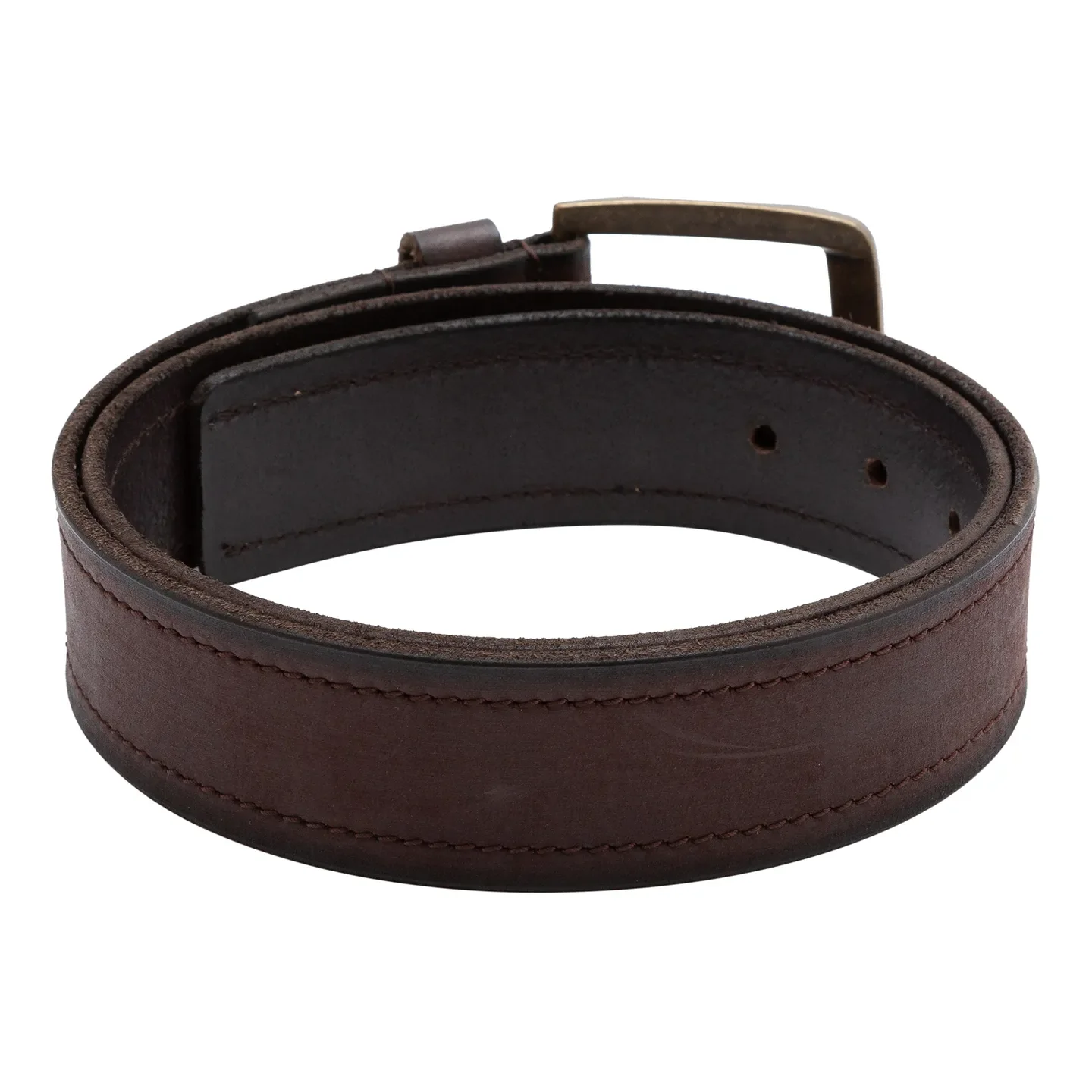 Brown Leather Men's Belt By Being Human Clothing - Image 2