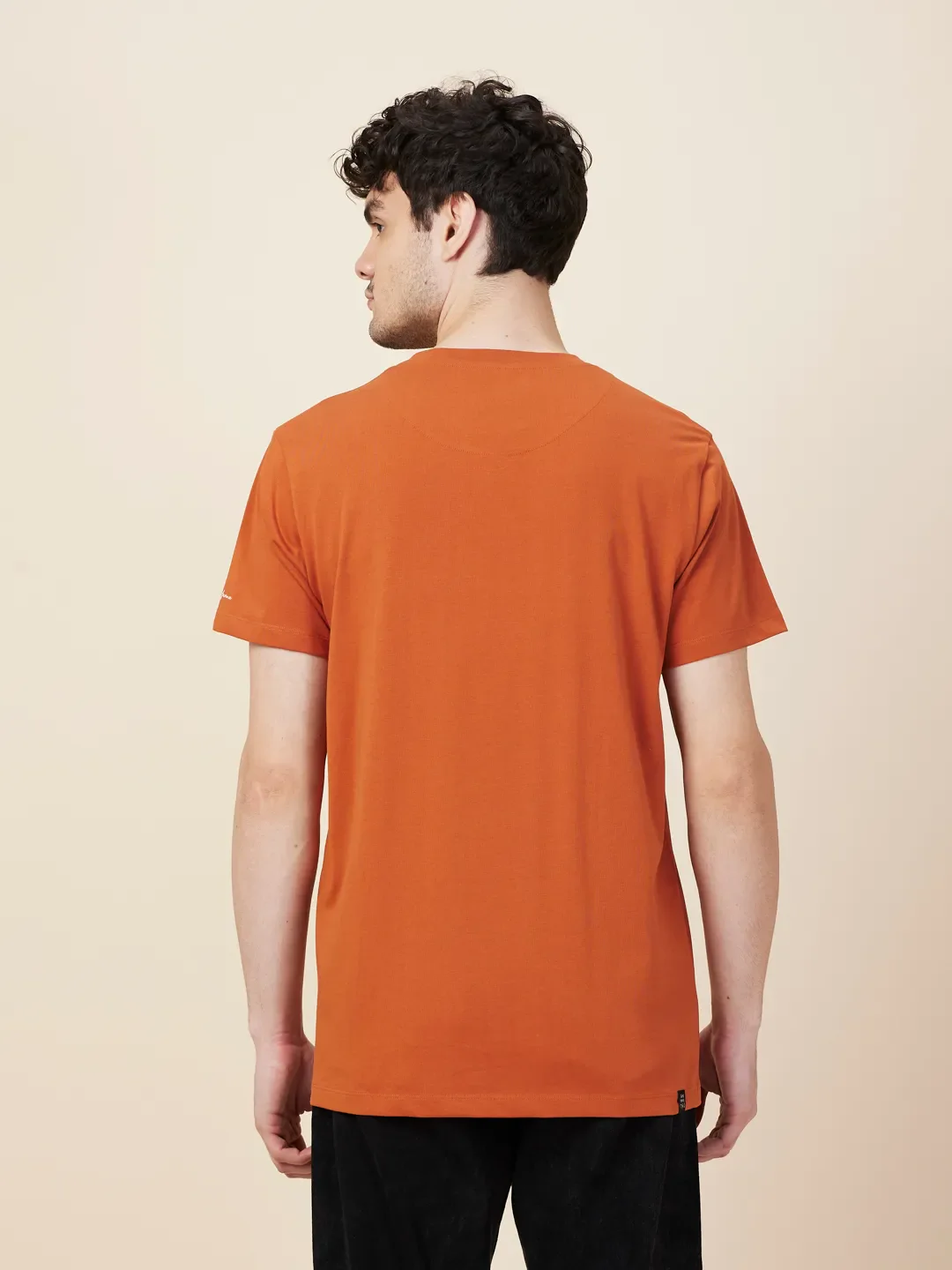 Amber Easy Fit Round Neck Men's T-Shirt by Being Human Clothing - Image 3
