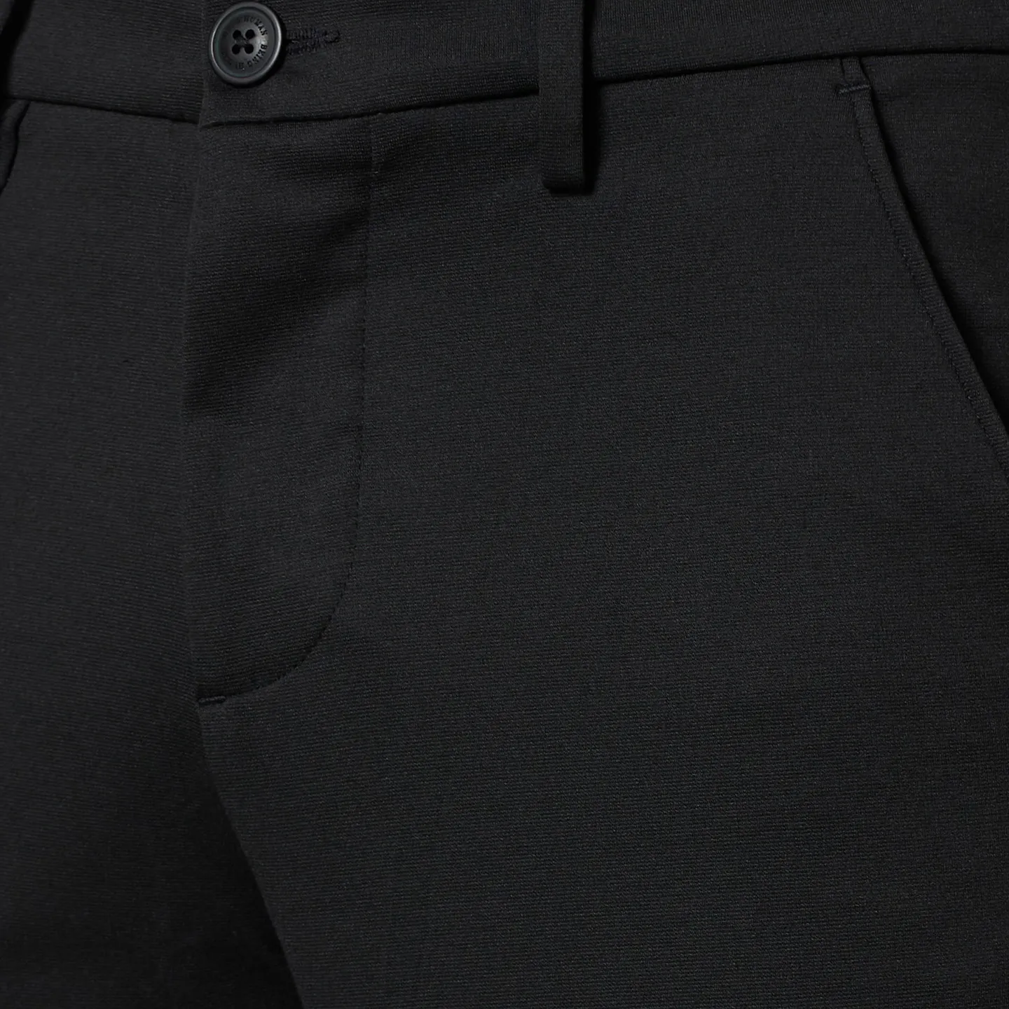 Black Cropped Fit Men's Chinos by Being Human Clothing - Image 4
