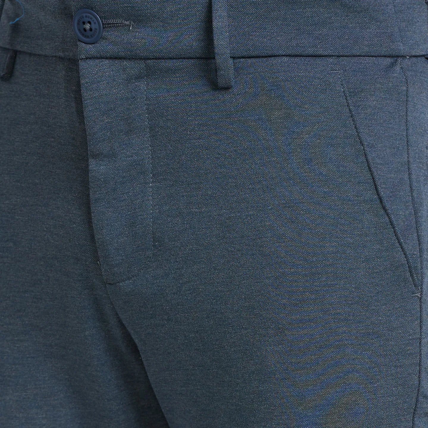 Blue Cropped Fit Men's Chinos by Being Human Clothing - Image 4