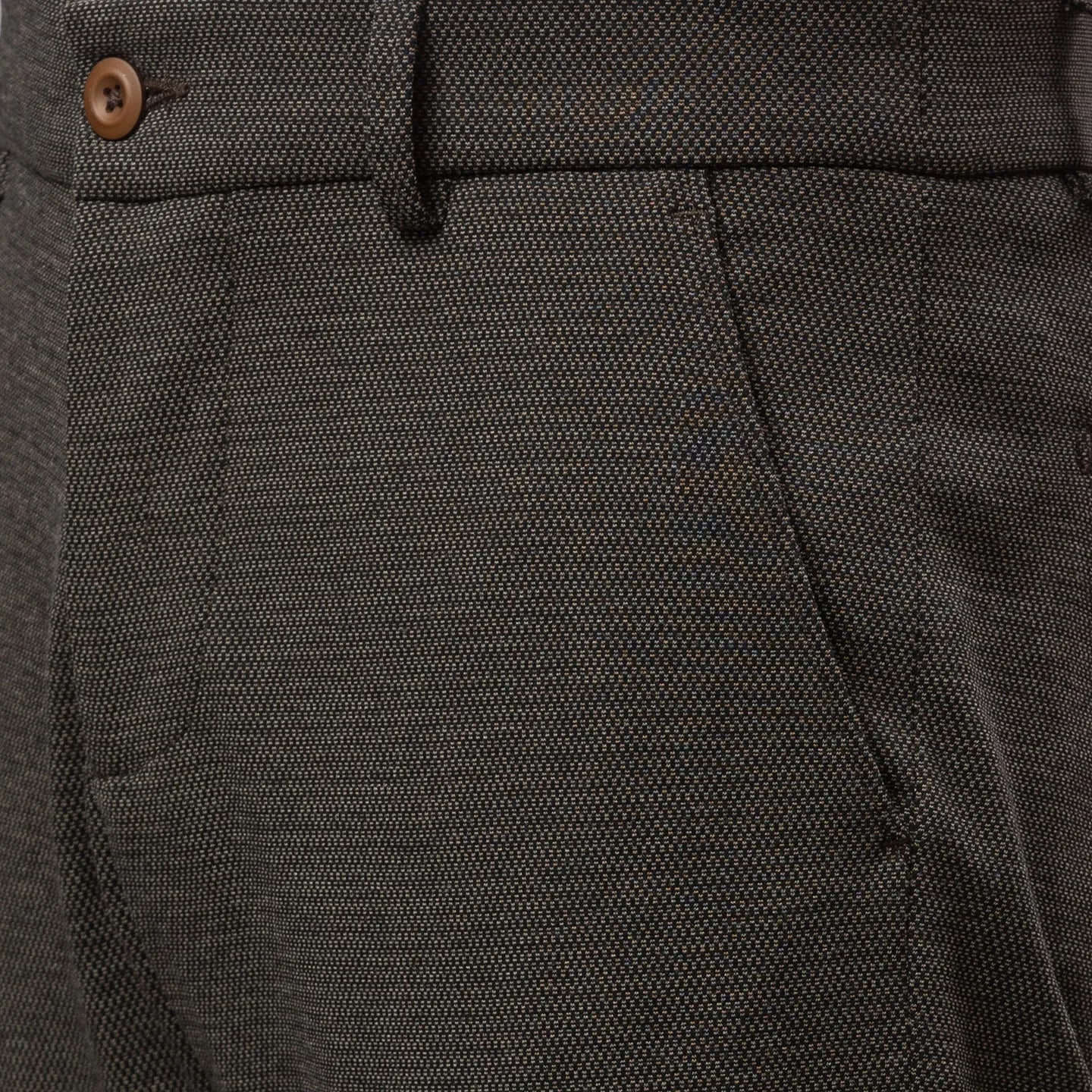 Brown Cropped Fit Men's Chinos by Being Human Clothing - Image 5