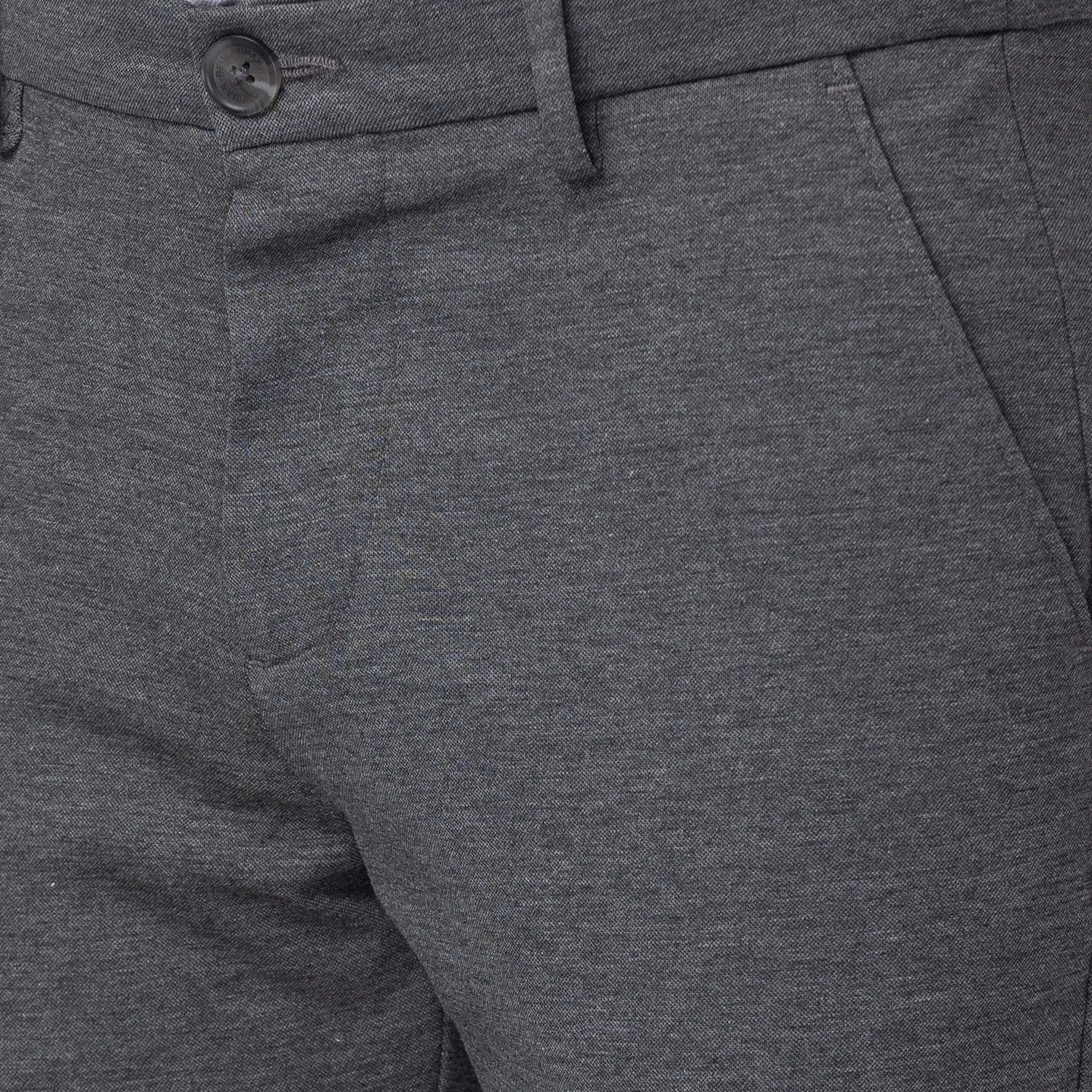 Grey Cropped Fit Men's Chinos by Being Human Clothing - Image 8