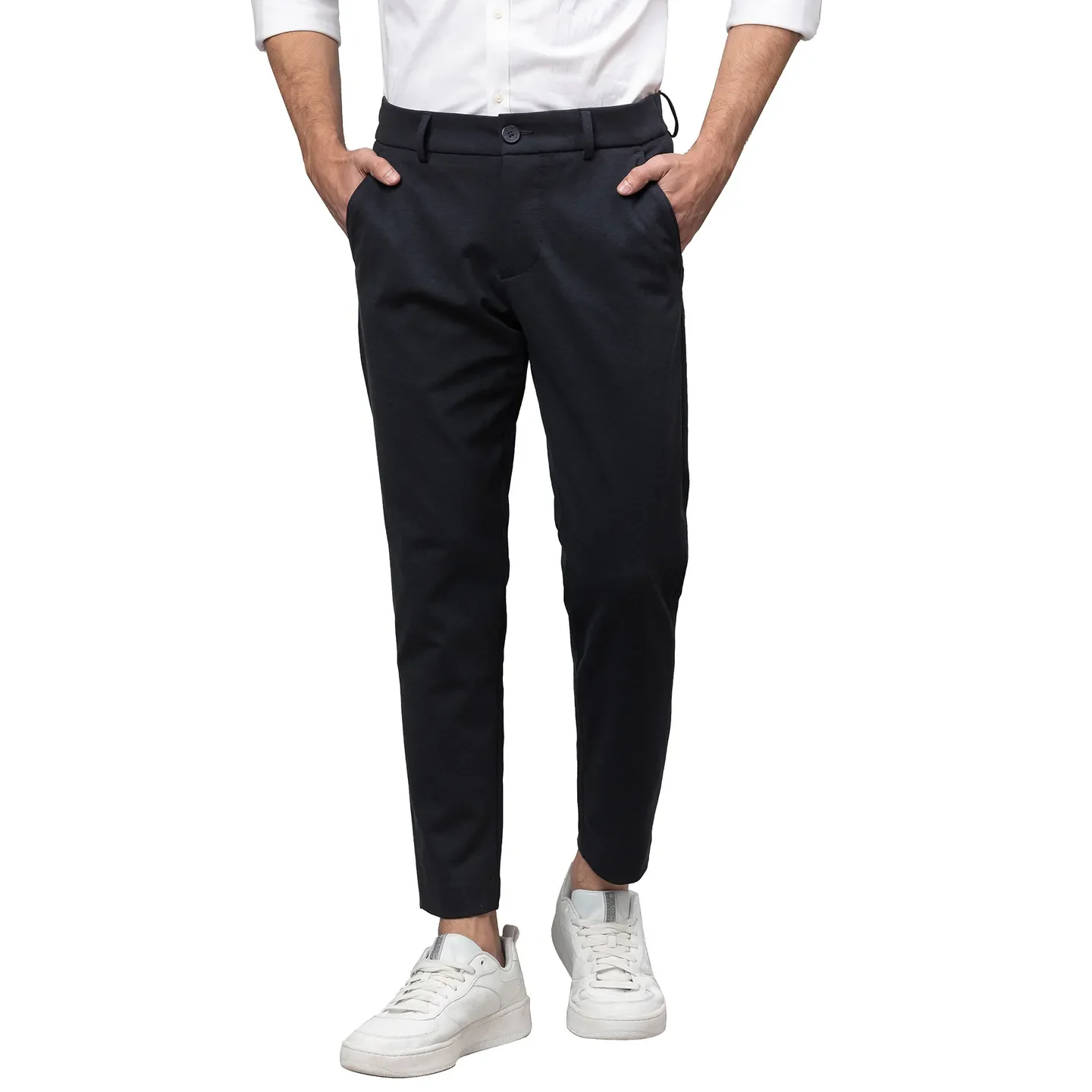 Blue Cropped Fit Men's Chinos by Being Human Clothing