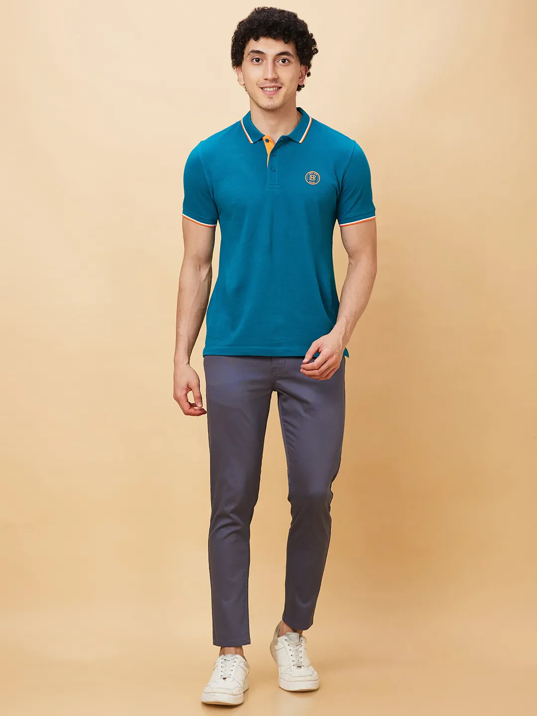 Grey Cropped Fit Men's Chinos by Being Human Clothing - Image 11