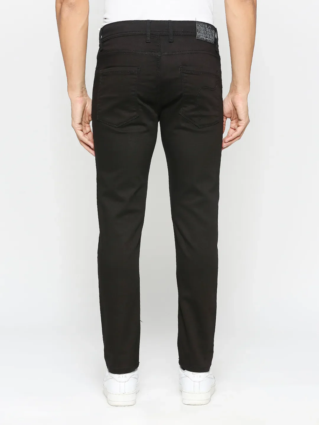 Black Cropped Fit Men's Denims by Being Human Clothing - Image 4