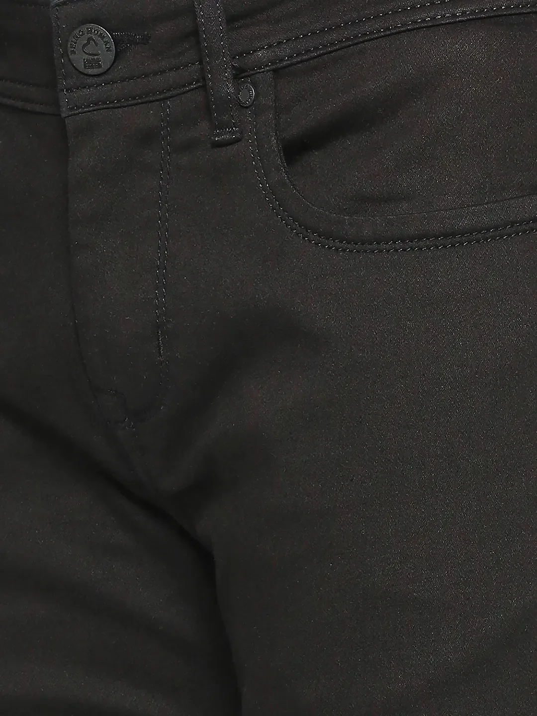 Black Cropped Fit Men's Denims by Being Human Clothing - Image 5