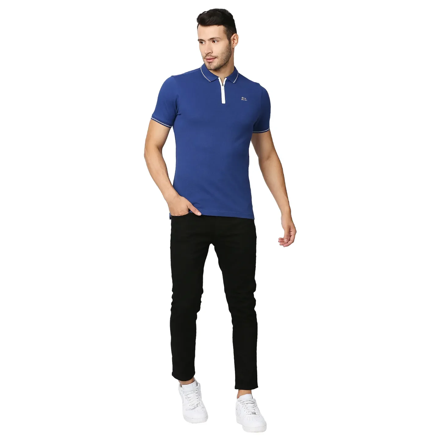 Black Cropped Fit Men's Denims by Being Human Clothing - Image 6