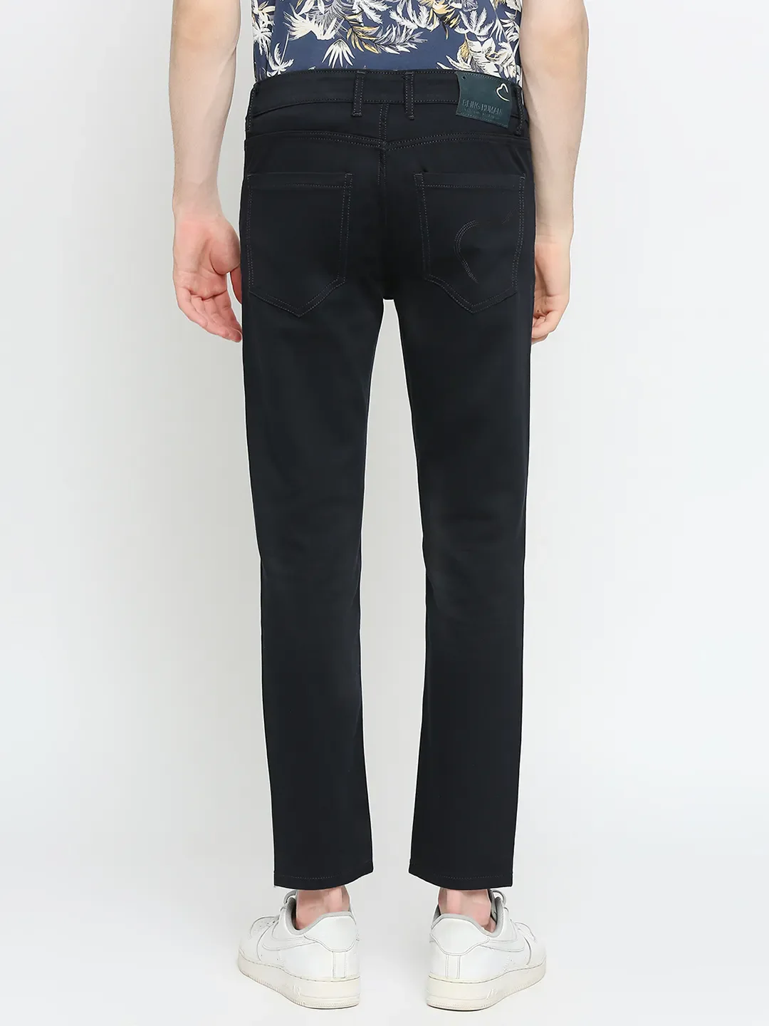 Blue Cropped Fit Men's Denims by Being Human Clothing - Image 4