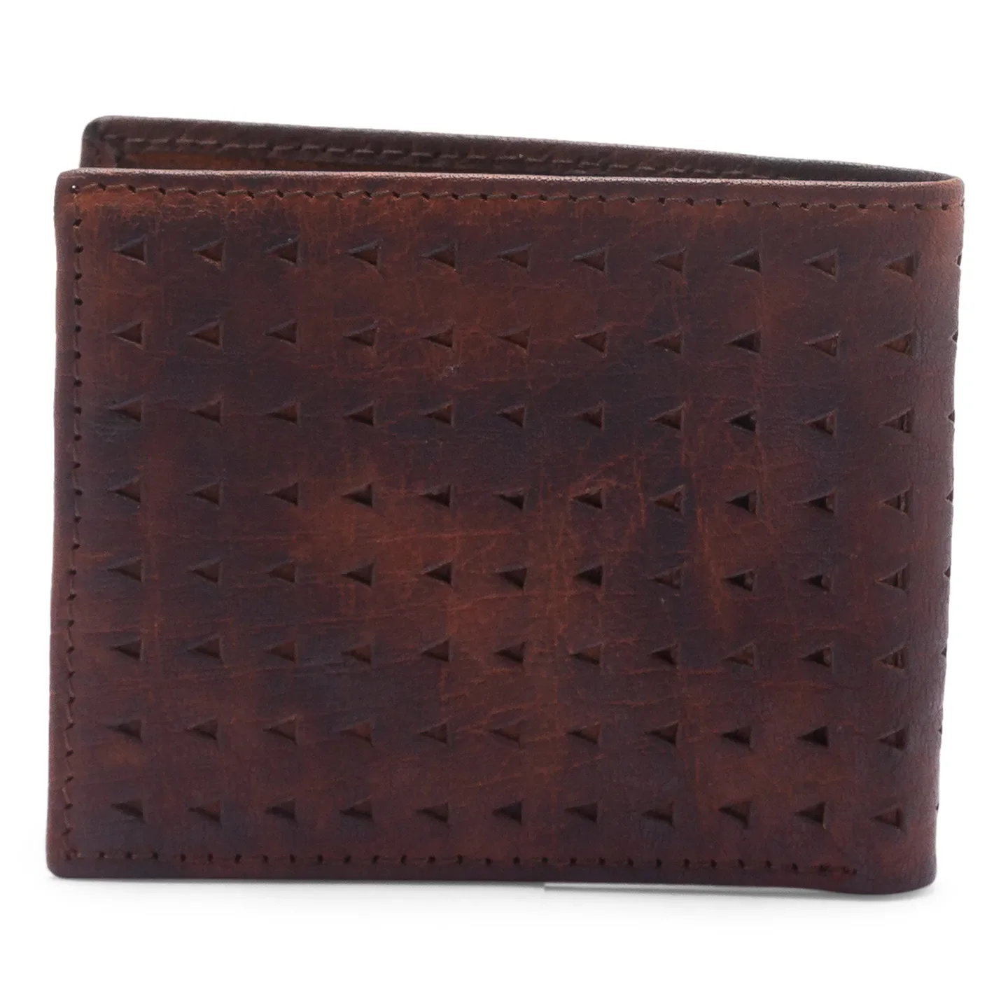 Dark Brown Leather Men's Wallet by Being Human Clothing - Image 2