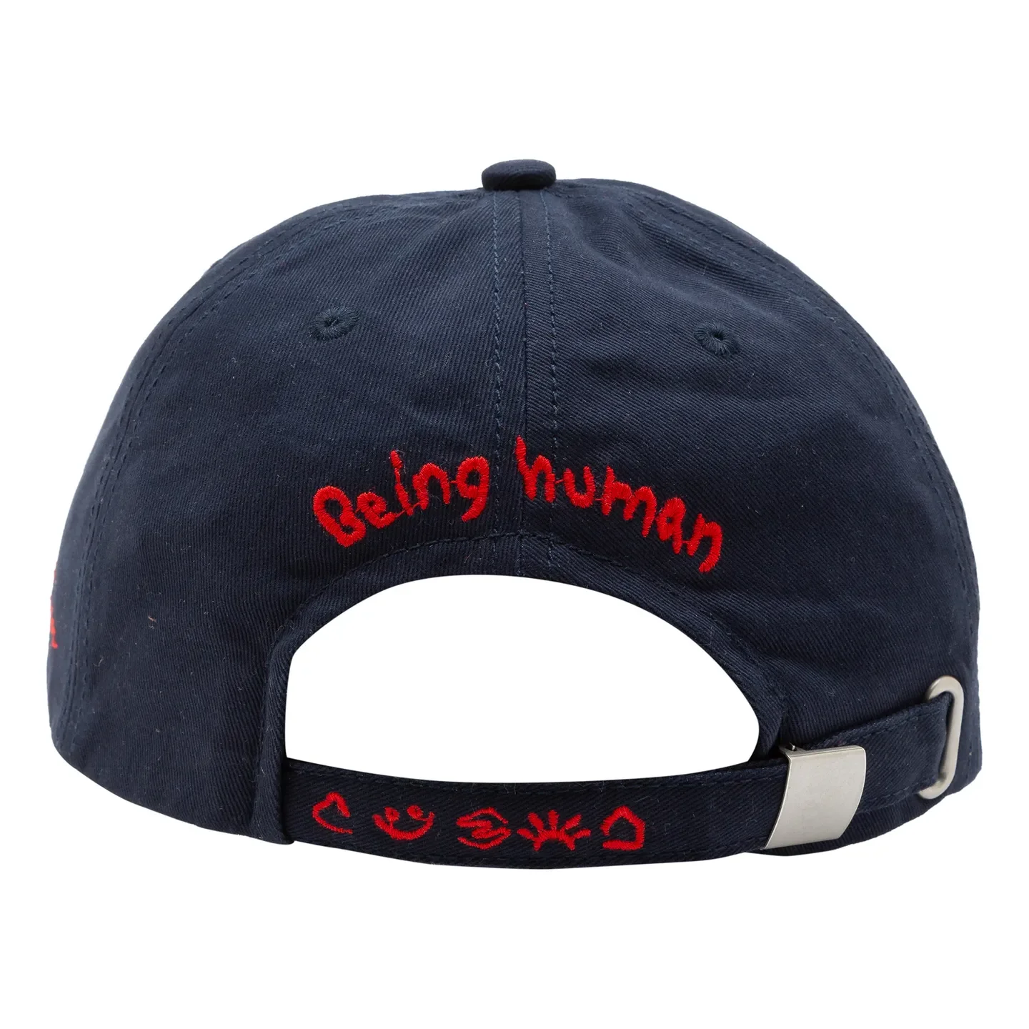 Grey  Cotton Unisex Cap by Being Human Clothing - Image 4