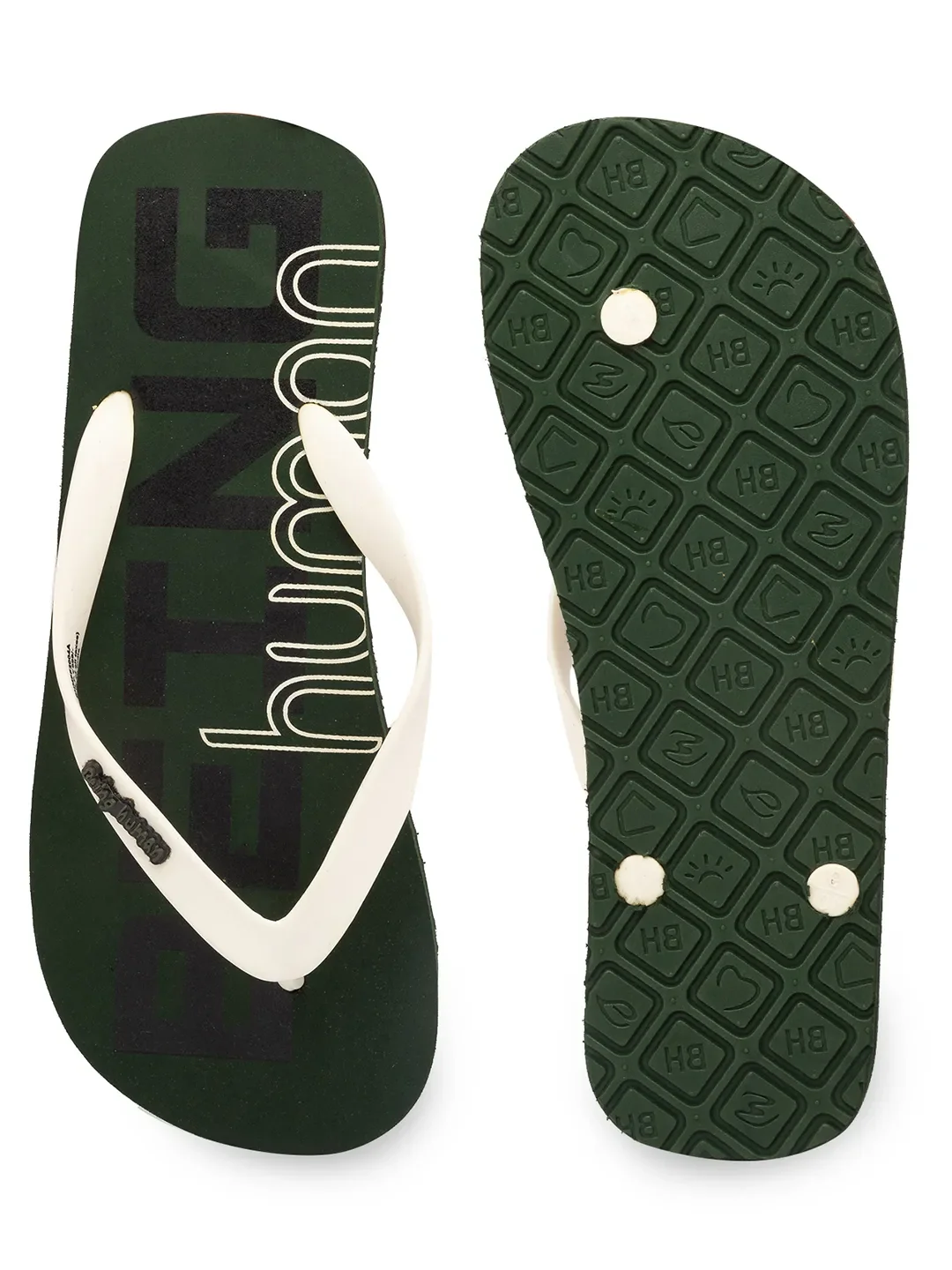 Green Men's Flip Flops by Being Human Clothing - Image 3
