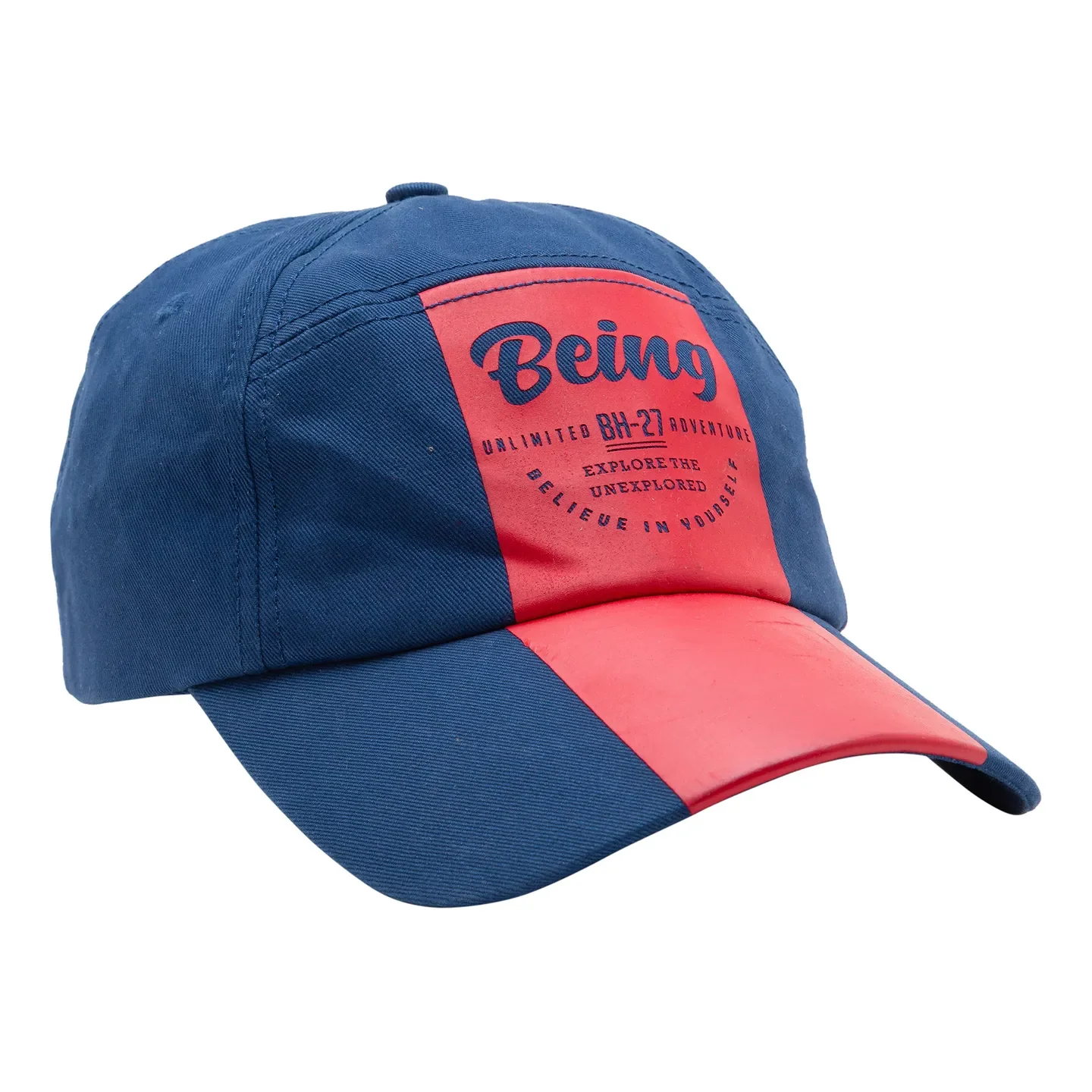 Indigo Cotton Unisex Cap by Being Human Clothing - Image 2