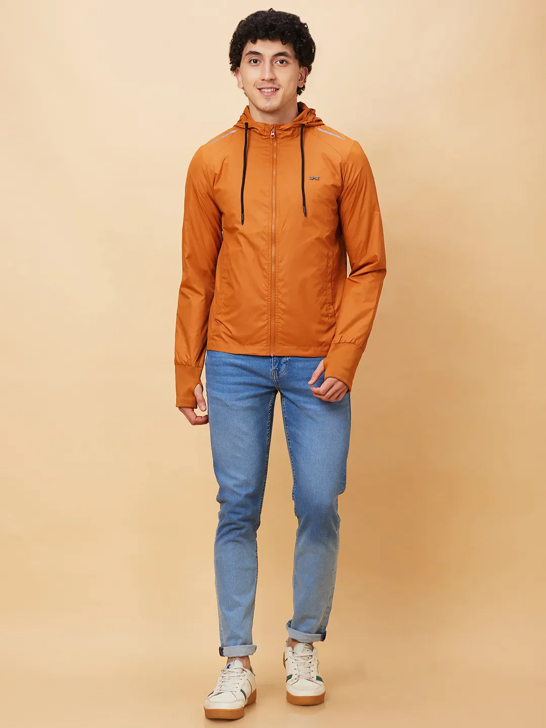 Brown Regular Fit Long Sleeves Men's Jacket by Being Human Clothing - Image 2