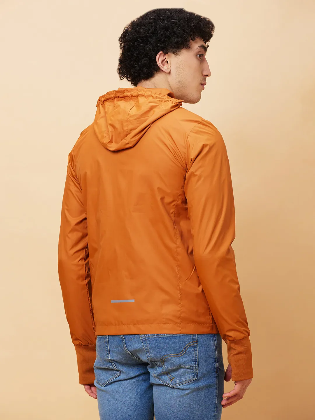 Brown Regular Fit Long Sleeves Men's Jacket by Being Human Clothing - Image 3