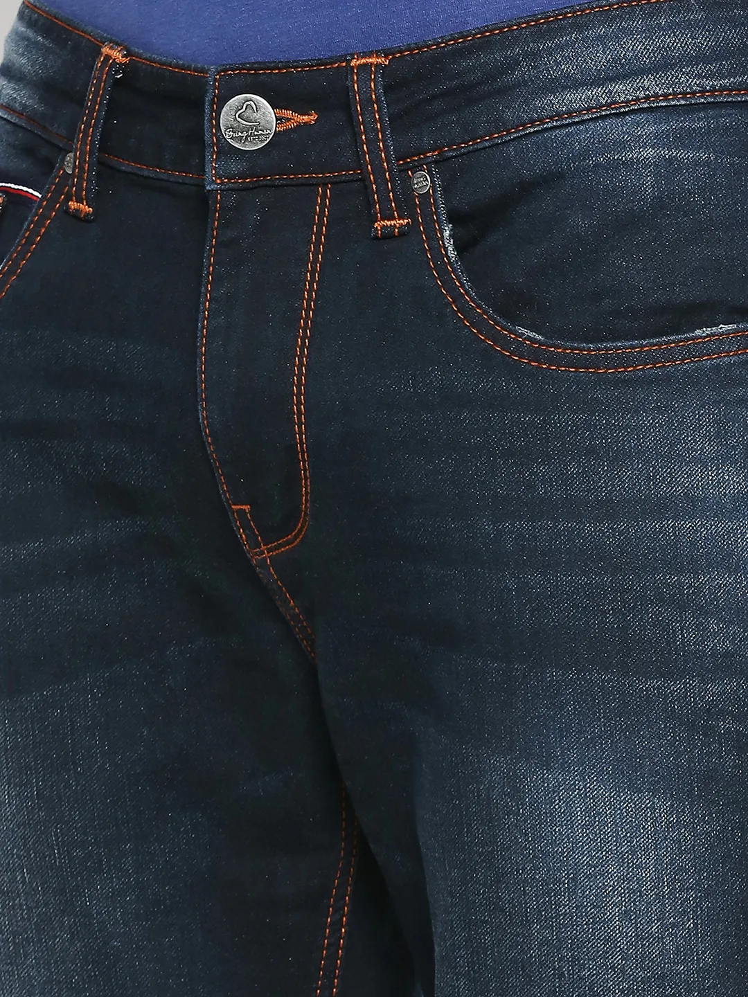 Blue Jogger Fit Men's Denims by Being Human Clothing - Image 5