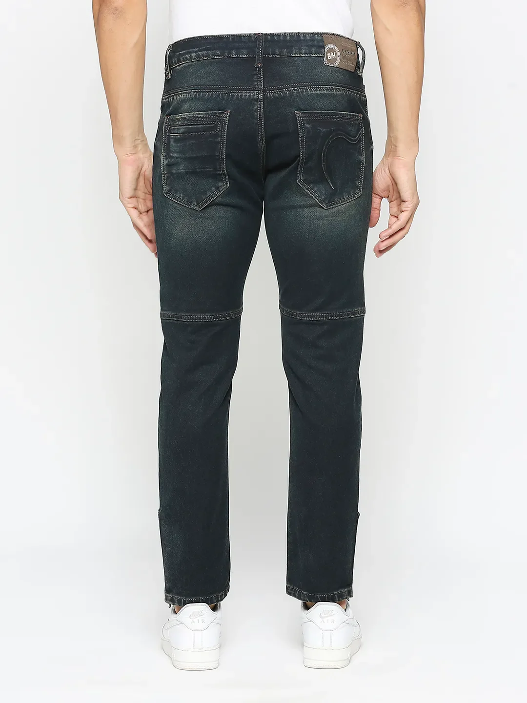 Blue Jogger Fit Men's Denims by Being Human Clothing - Image 4