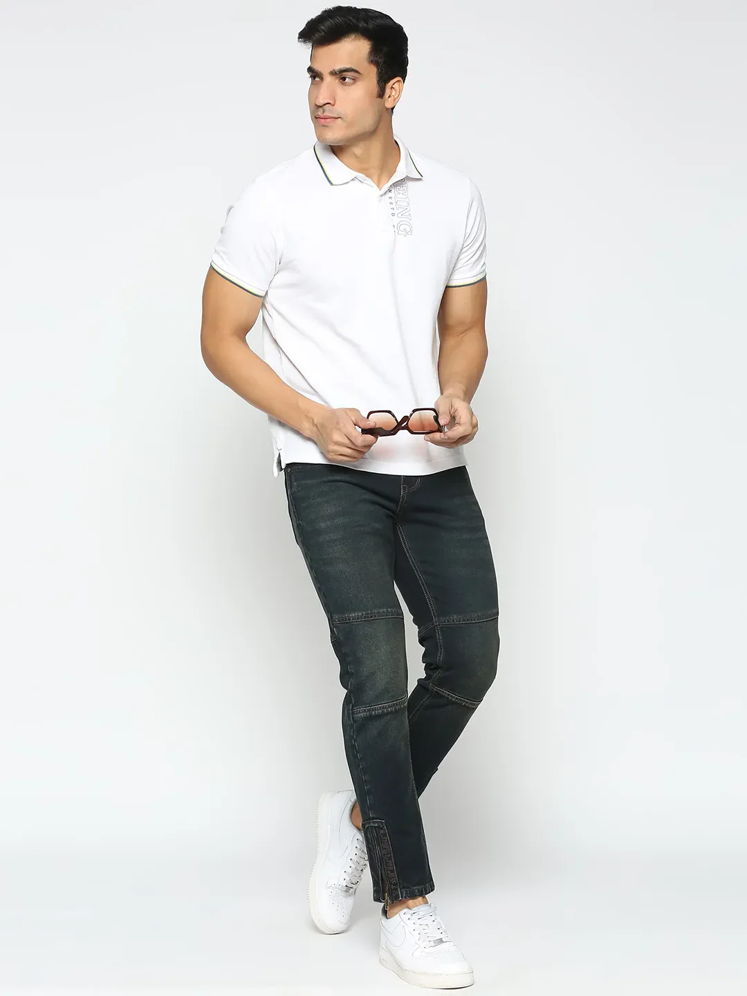 Blue Jogger Fit Men's Denims by Being Human Clothing - Image 6