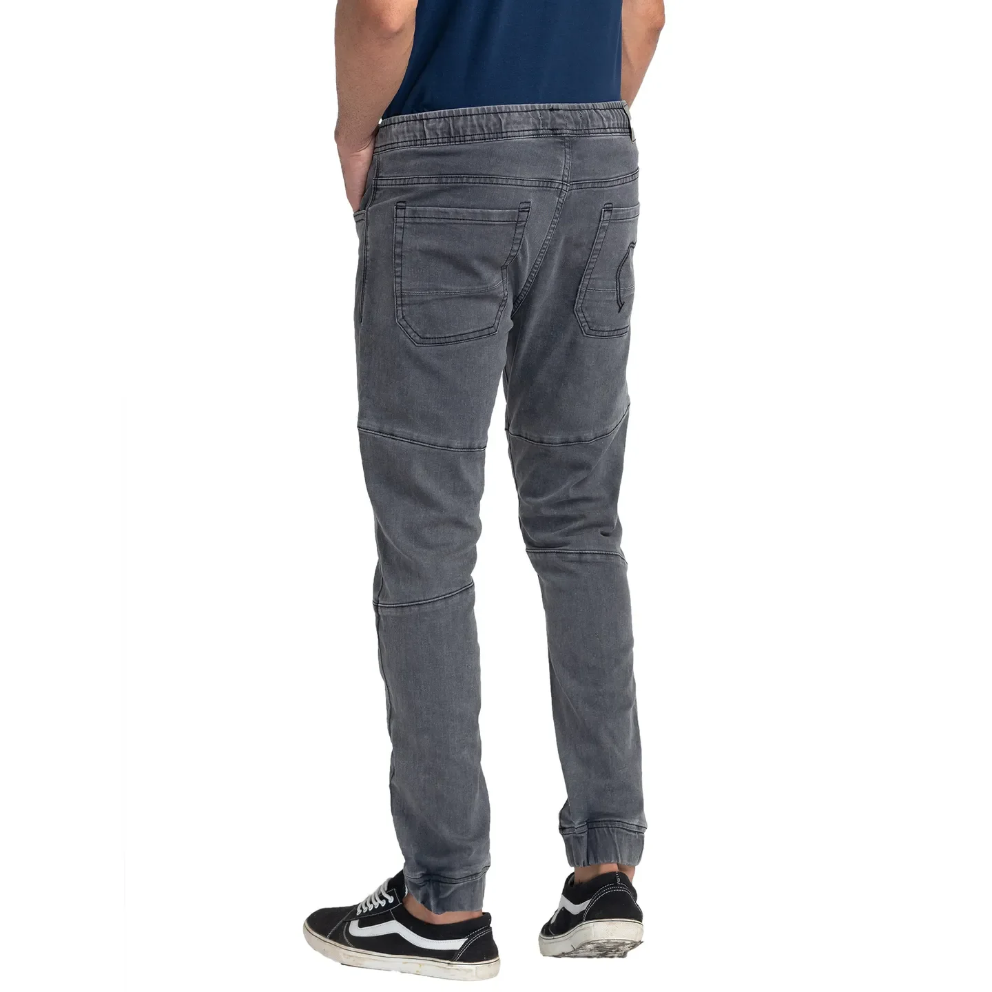 Grey Jogger Fit Men's Denims by Being Human Clothing - Image 3