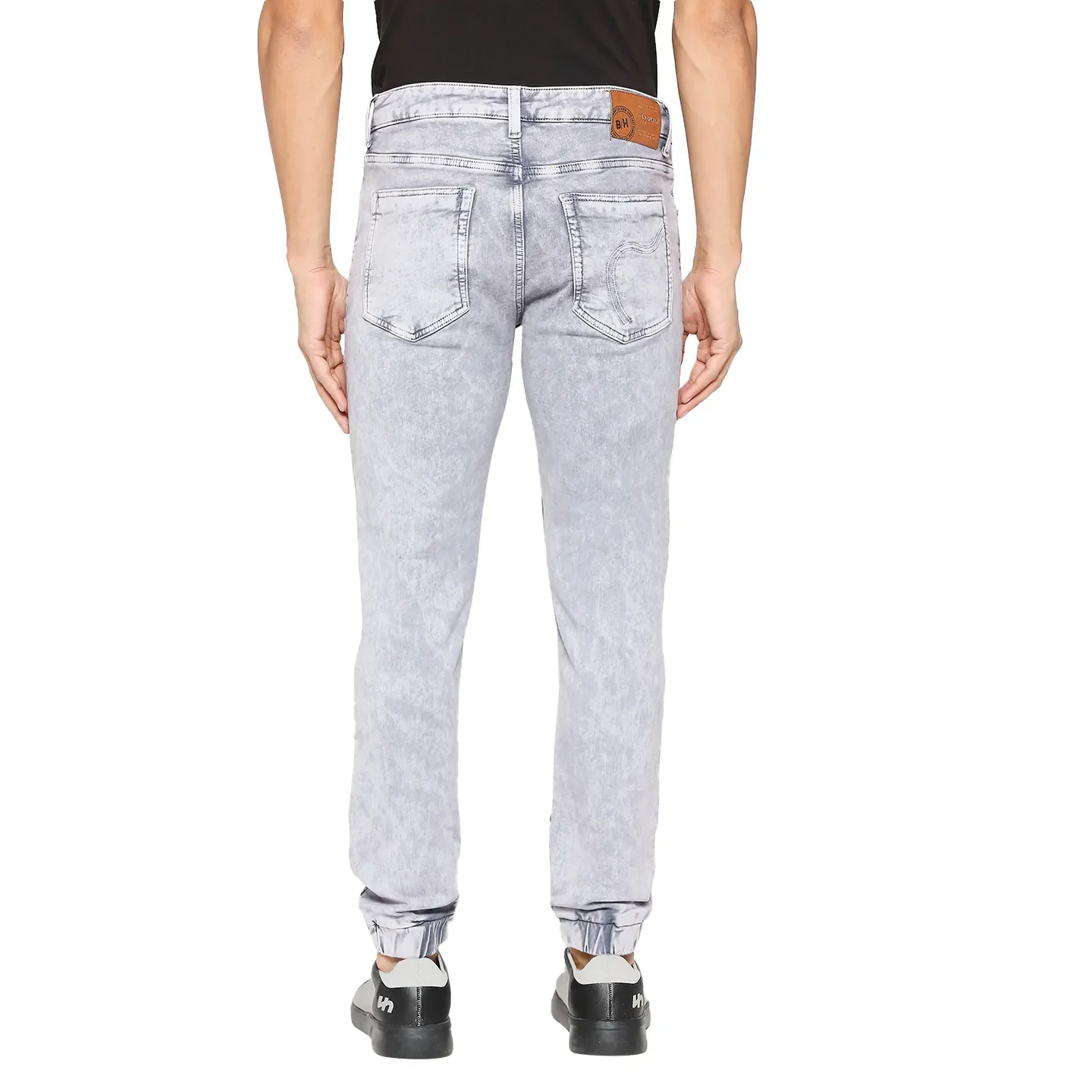 Grey Jogger Fit Men's Denims by Being Human Clothing - Image 4
