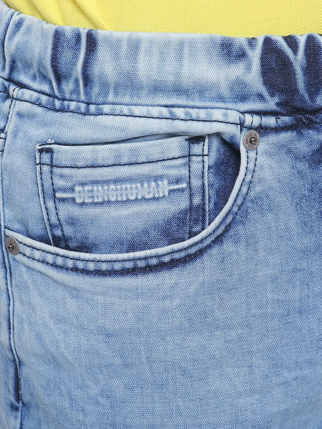 Blue Jogger Fit Men's Denims by Being Human Clothing - Image 2