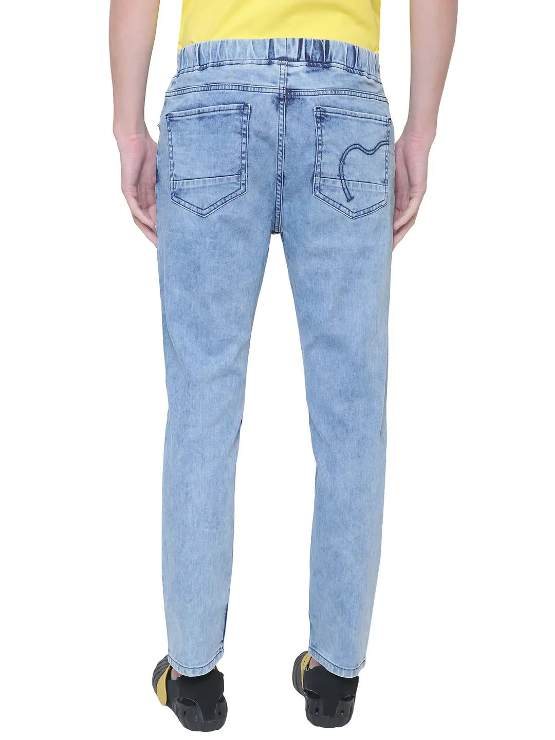 Blue Jogger Fit Men's Denims by Being Human Clothing - Image 5