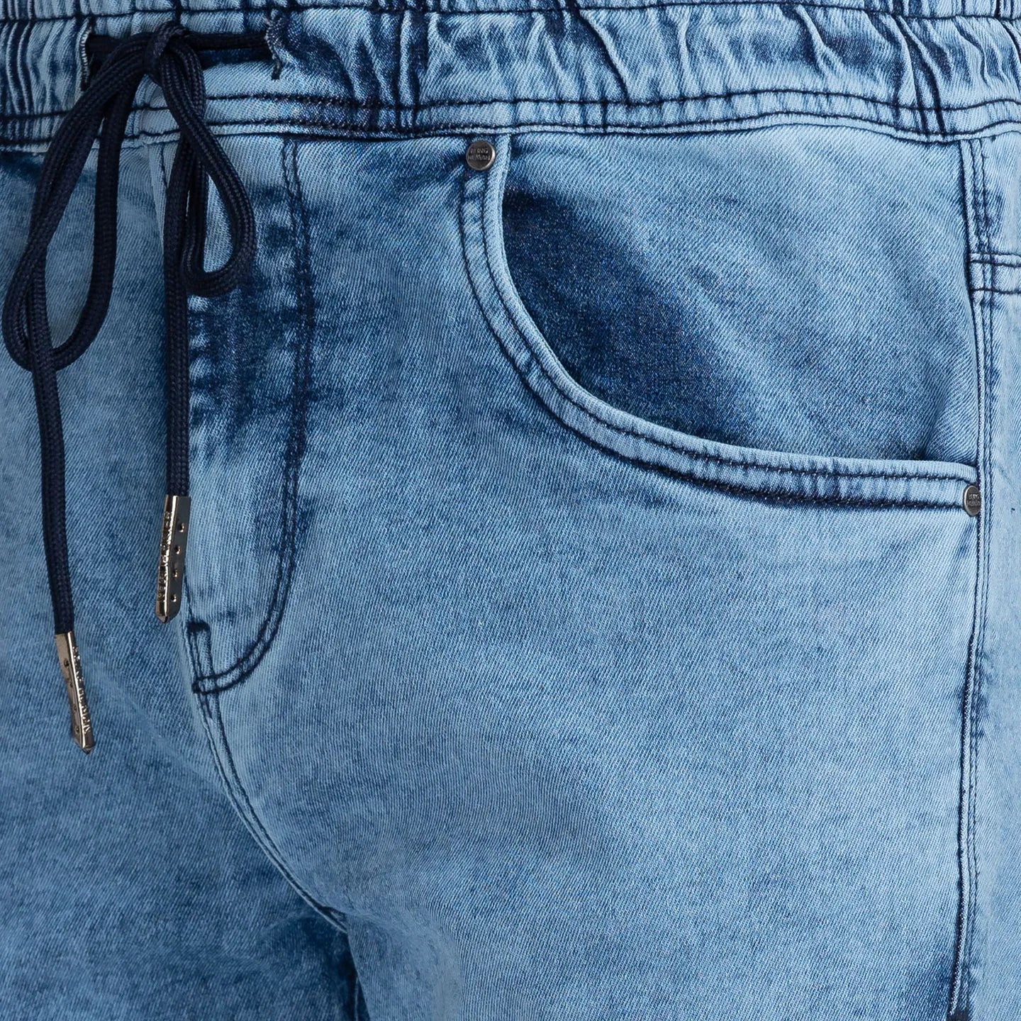 Blue Jogger Fit Men's Denims by Being Human Clothing - Image 5