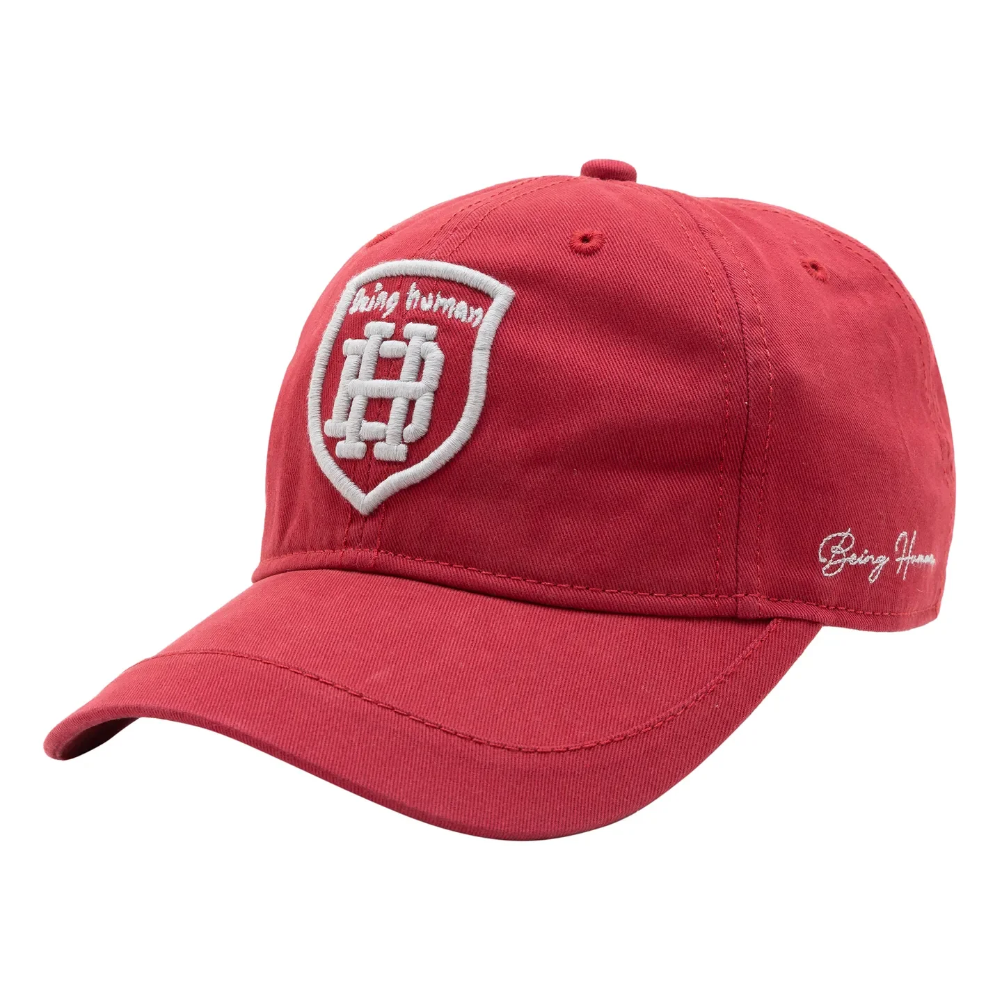 Marron Cotton Unisex Cap by Being Human Clothing - Image 3