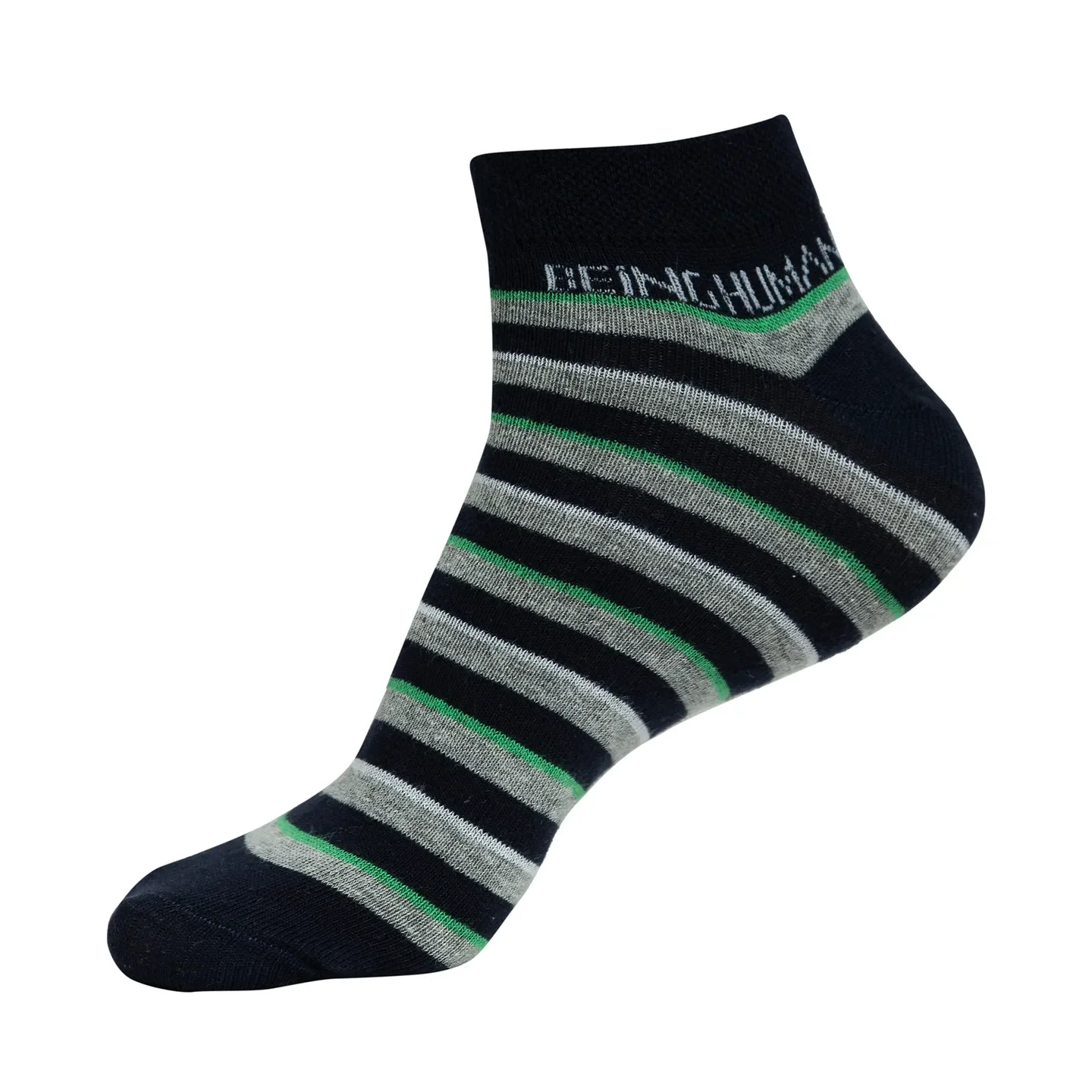 Multicolor Ankle Length Cotton Men's Socks by Being Human Clothing - Image 3