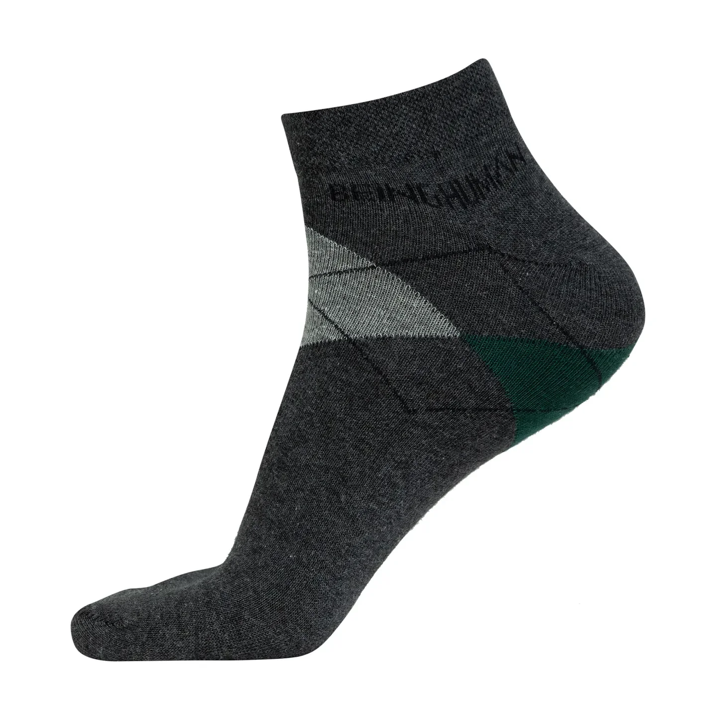 Multicolor Ankle Length Cotton Men's Socks by Being Human Clothing - Image 3