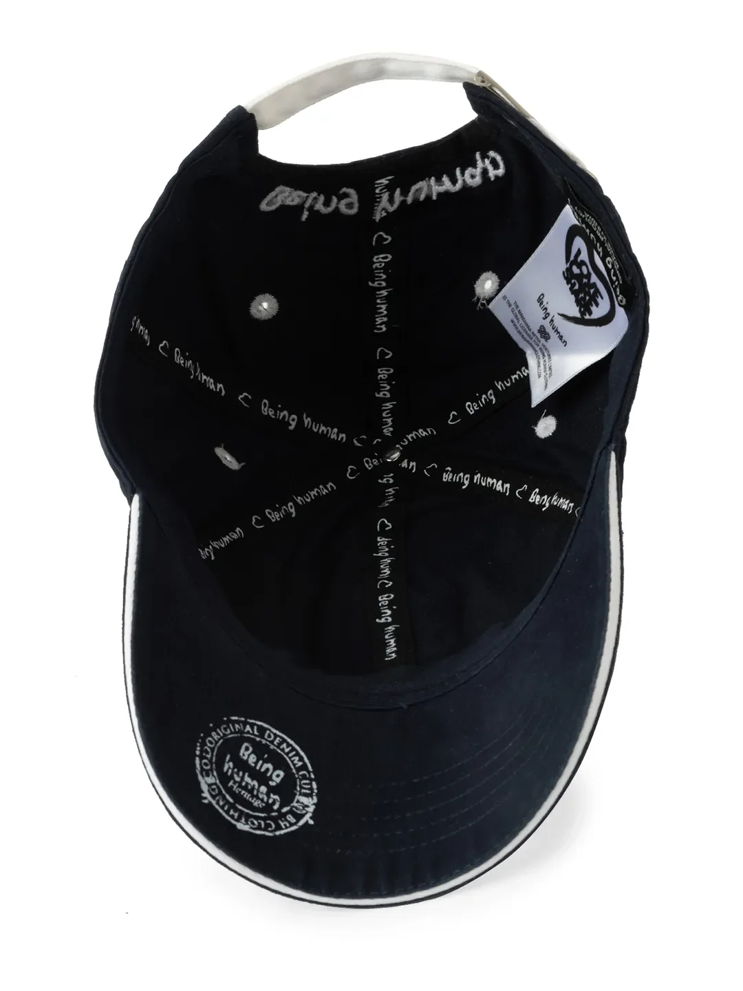 Blue Unisex Cap by Being Human Clothing - Image 3
