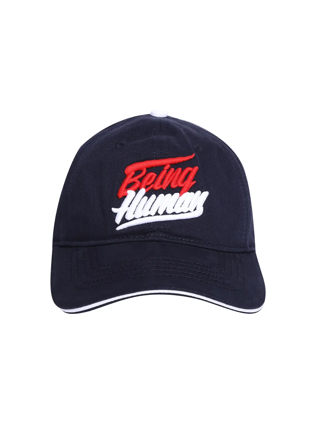 Navy Cotton Unisex Cap by Being Human Clothing