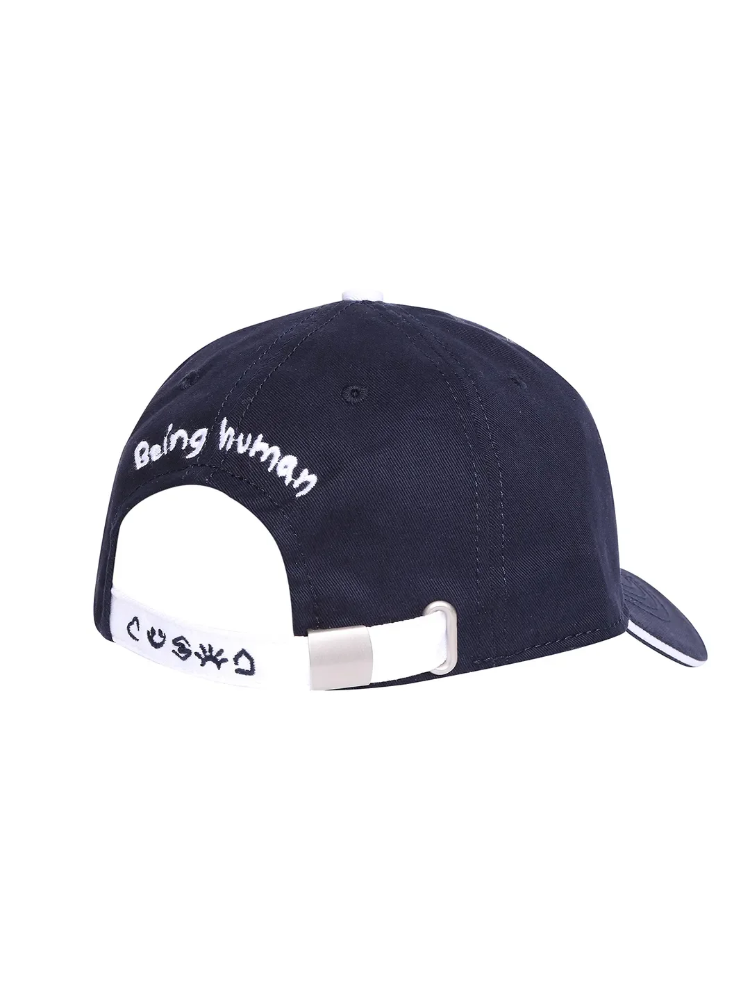 Navy Cotton Unisex Cap by Being Human Clothing - Image 3