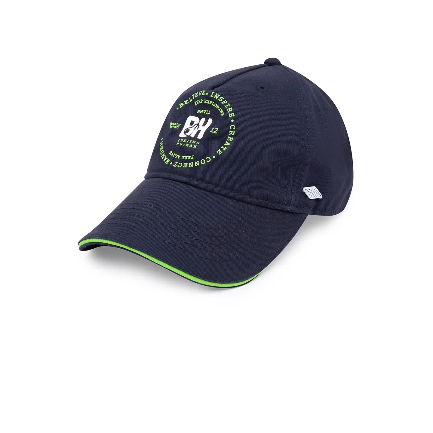 Navy Cotton Unisex Cap by Being Human Clothing - Image 3