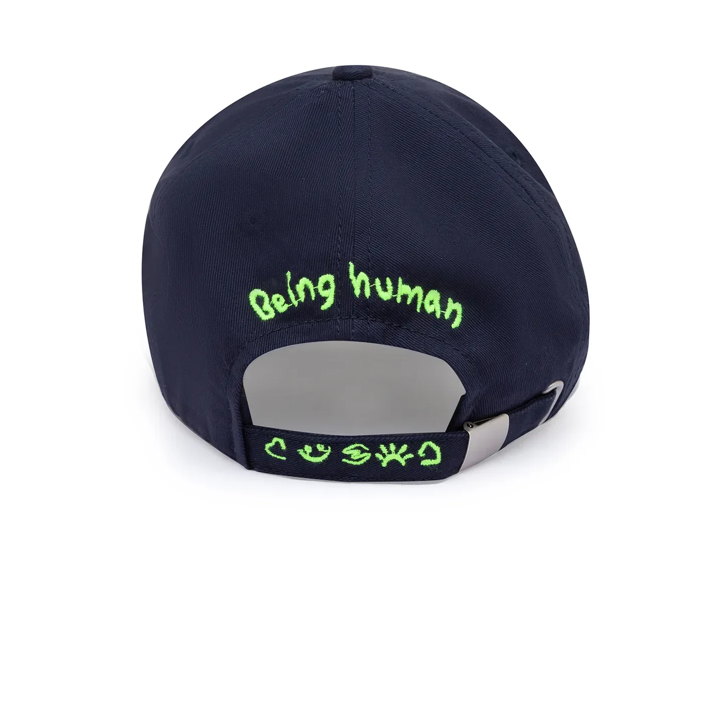 Navy Cotton Unisex Cap by Being Human Clothing - Image 4