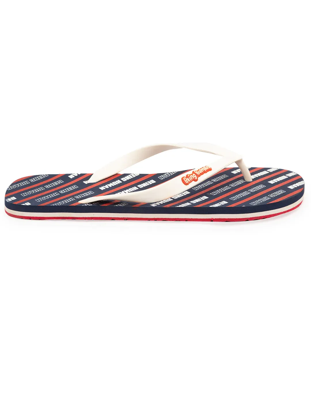 Navy Men's Flip Flops by Being Human Clothing - Image 2