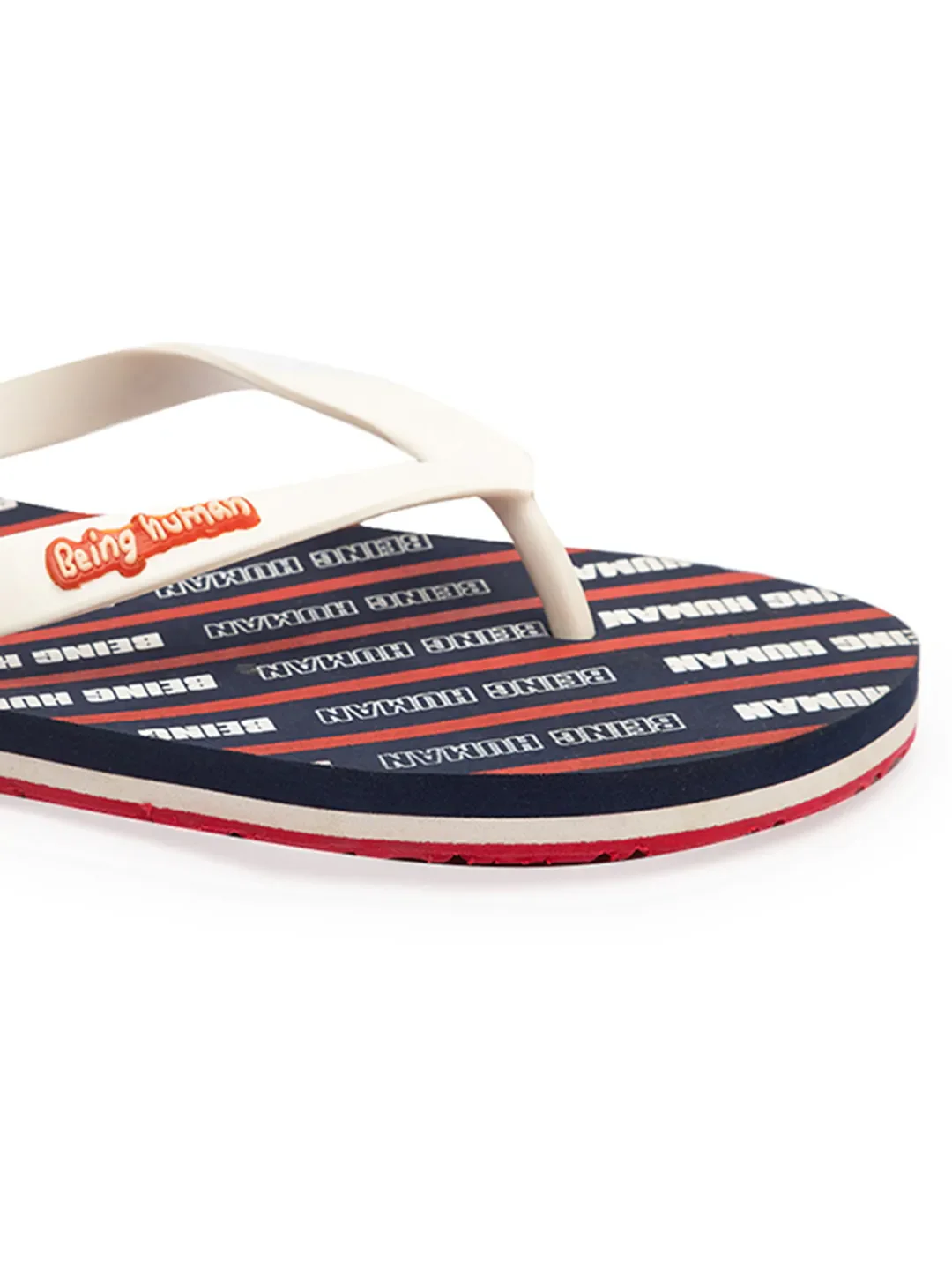 Navy Men's Flip Flops by Being Human Clothing - Image 4