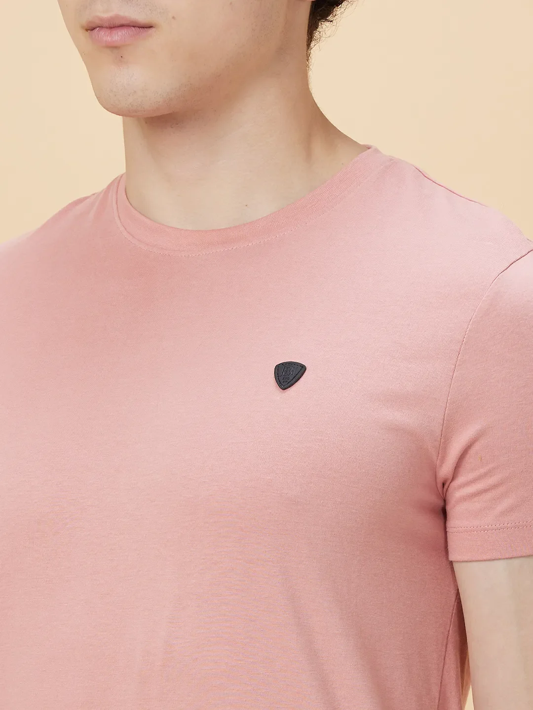 Coral Regular Fit Round Neck Men's T-Shirt by Being Human Clothing - Image 5